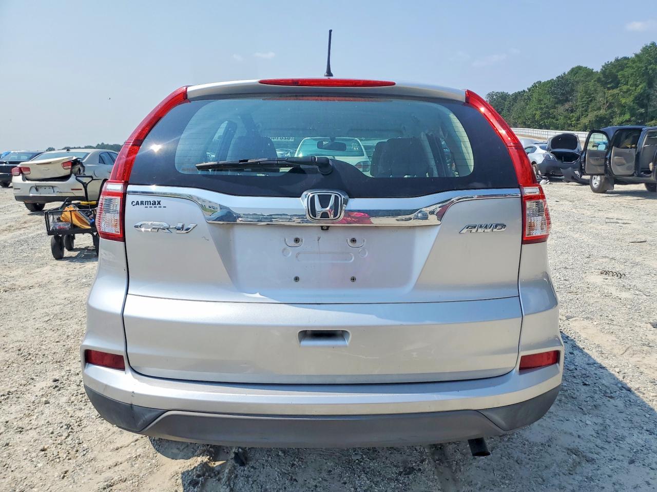 2015 Honda Cr-v Lx Silver vin: 2HKRM4H37FH602858
