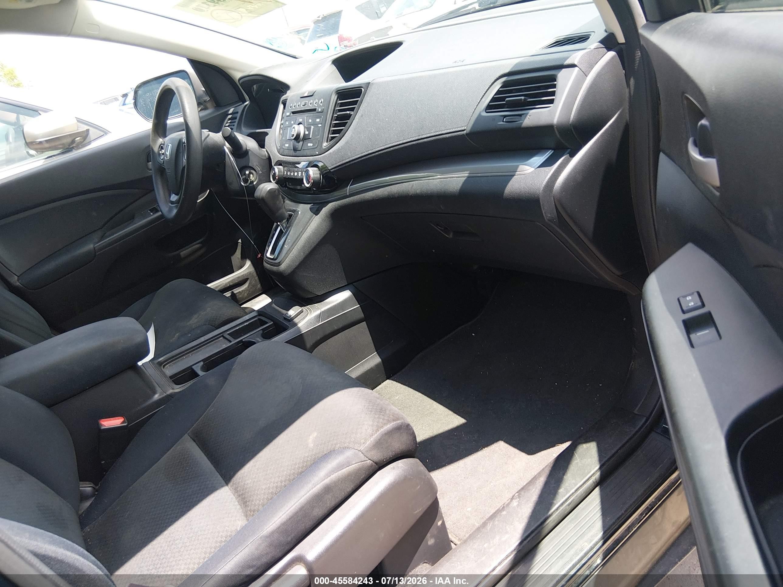 2015 Honda Cr-v Lx Black vin: 2HKRM4H37FH623497