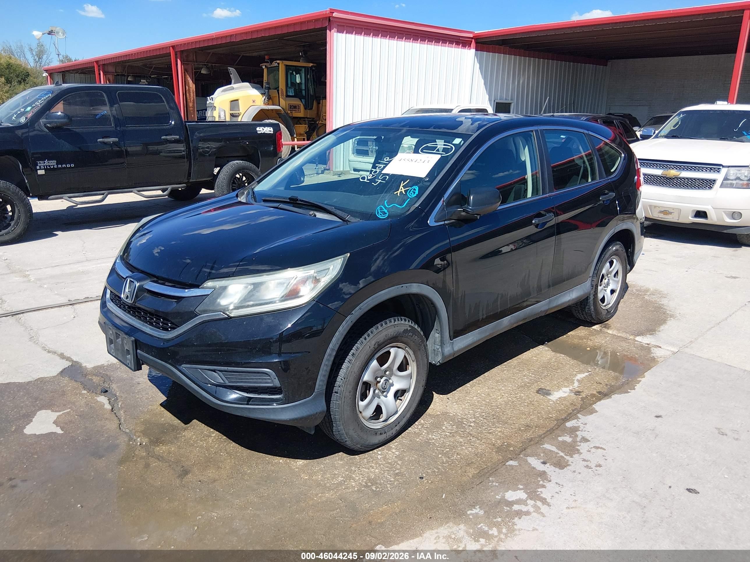 2015 Honda Cr-v Lx Черный vin: 2HKRM4H37FH623497