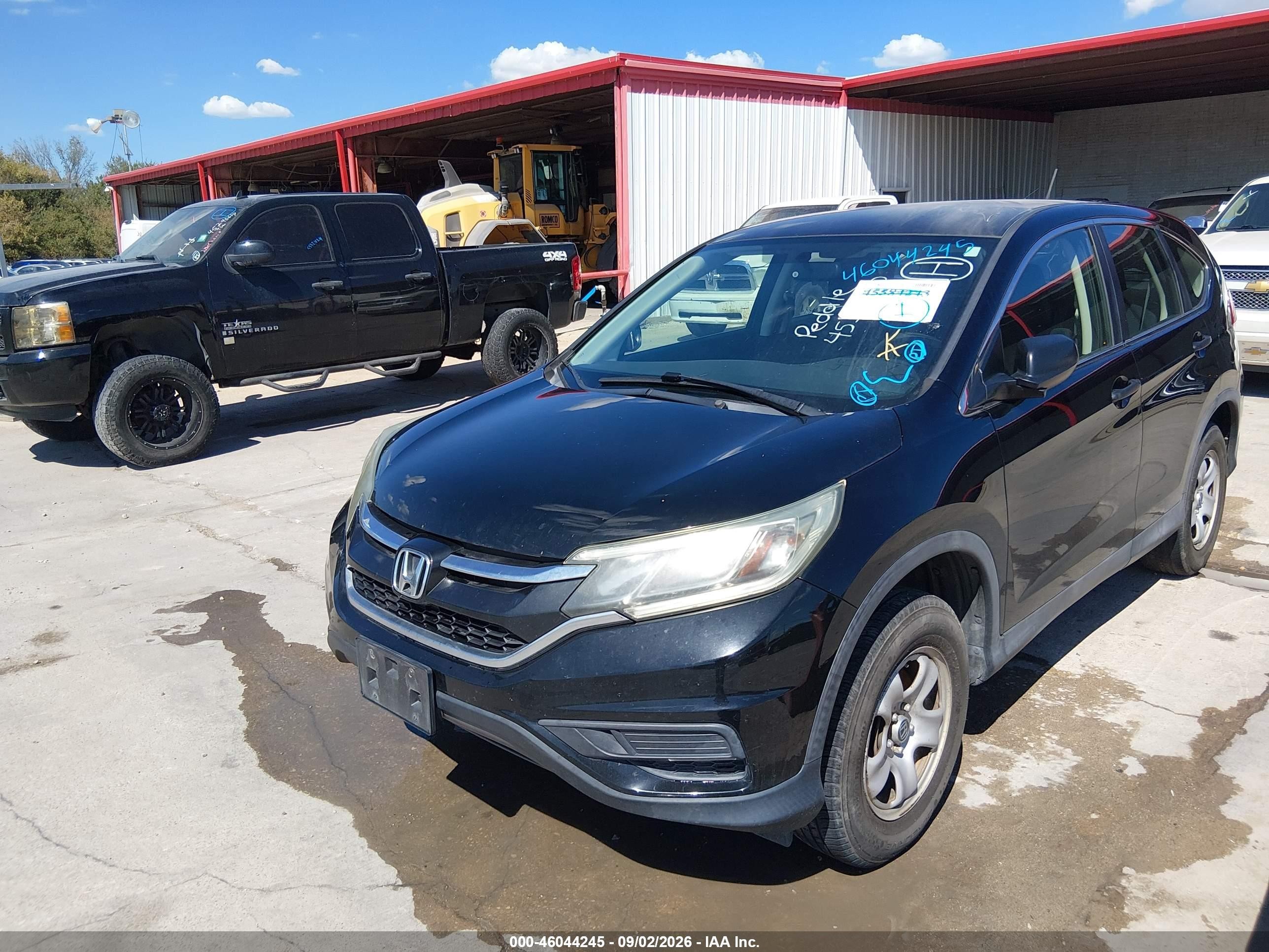 2015 Honda Cr-v Lx Черный vin: 2HKRM4H37FH623497