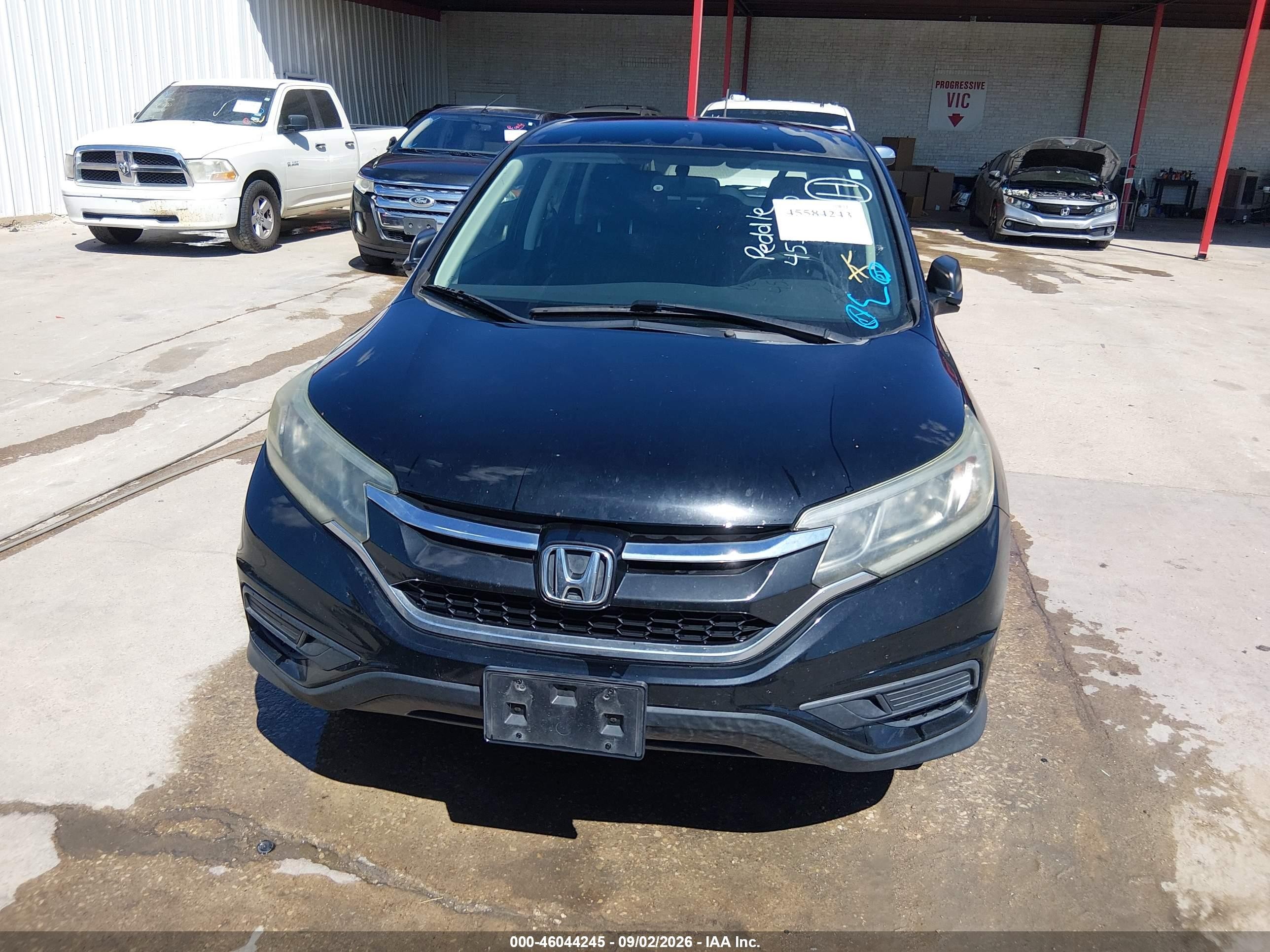 2015 Honda Cr-v Lx Черный vin: 2HKRM4H37FH623497