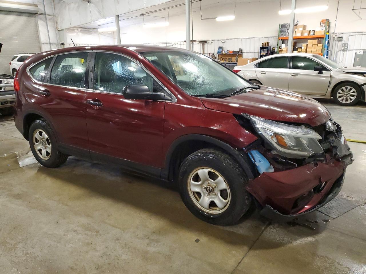 2015 Honda Cr-v Lx Темно-бордовый vin: 2HKRM4H37FH703253
