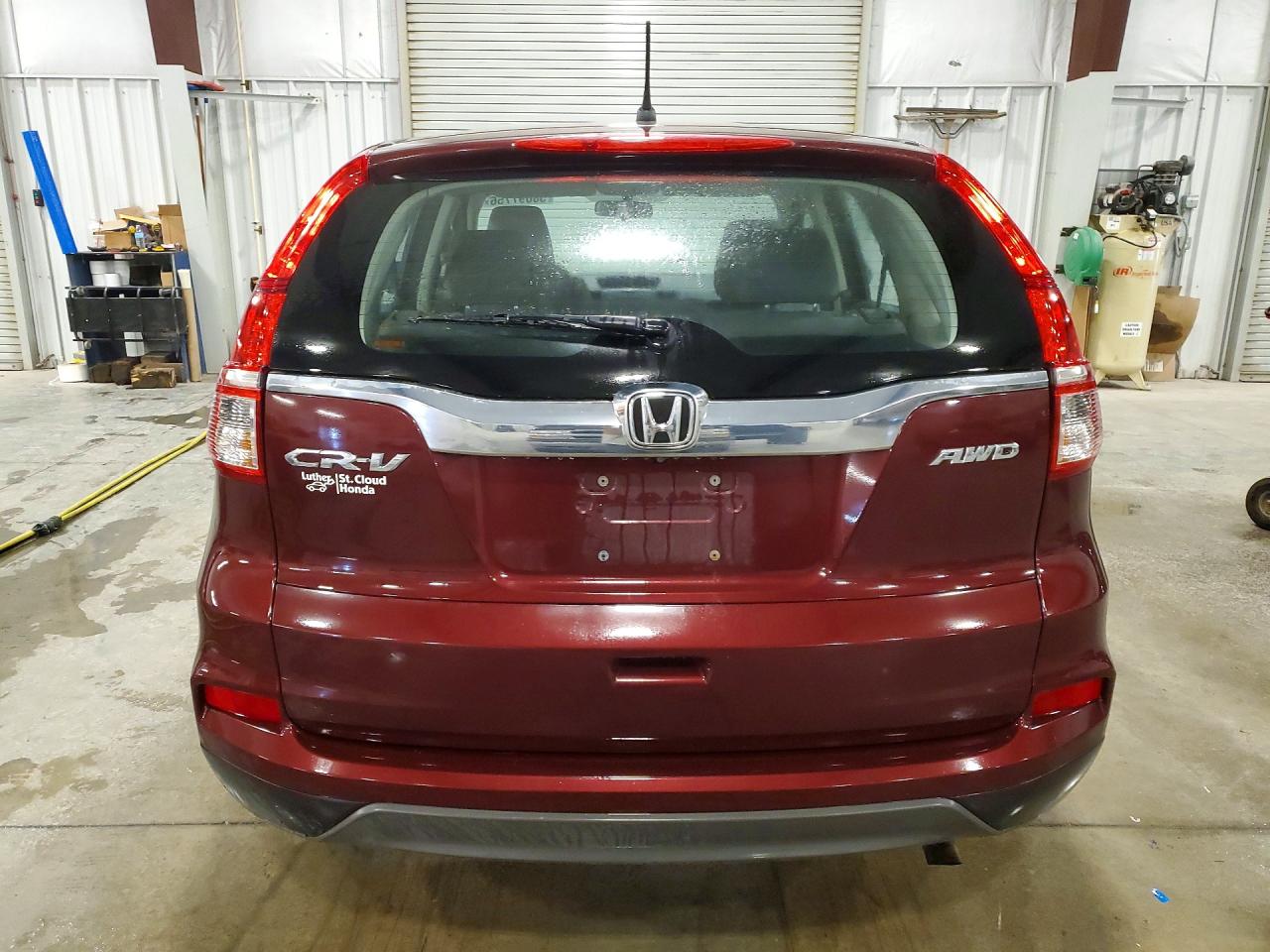 2015 Honda Cr-v Lx Темно-бордовый vin: 2HKRM4H37FH703253