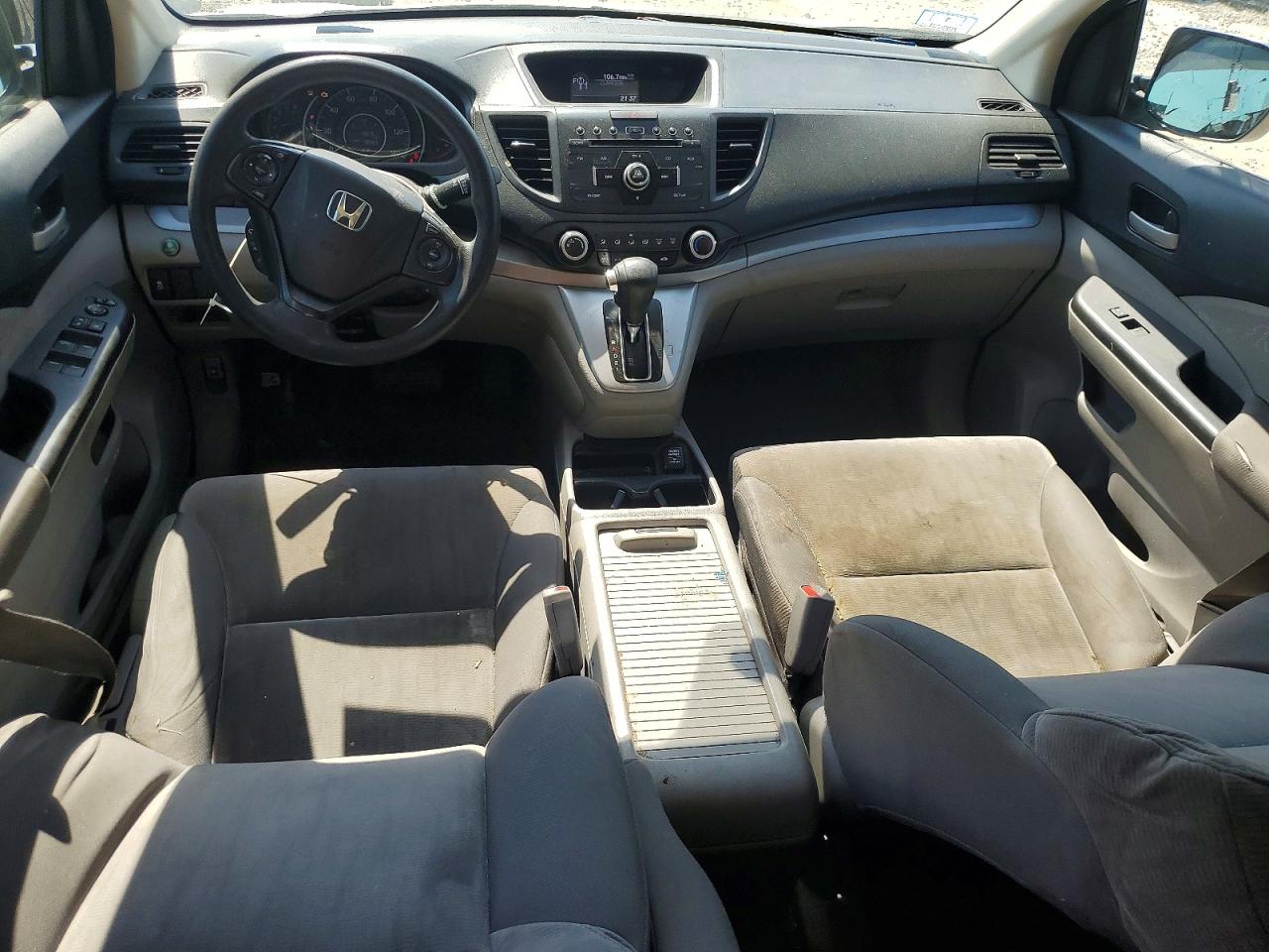 2012 Honda Cr-v Lx White vin: 2HKRM4H38CH609104