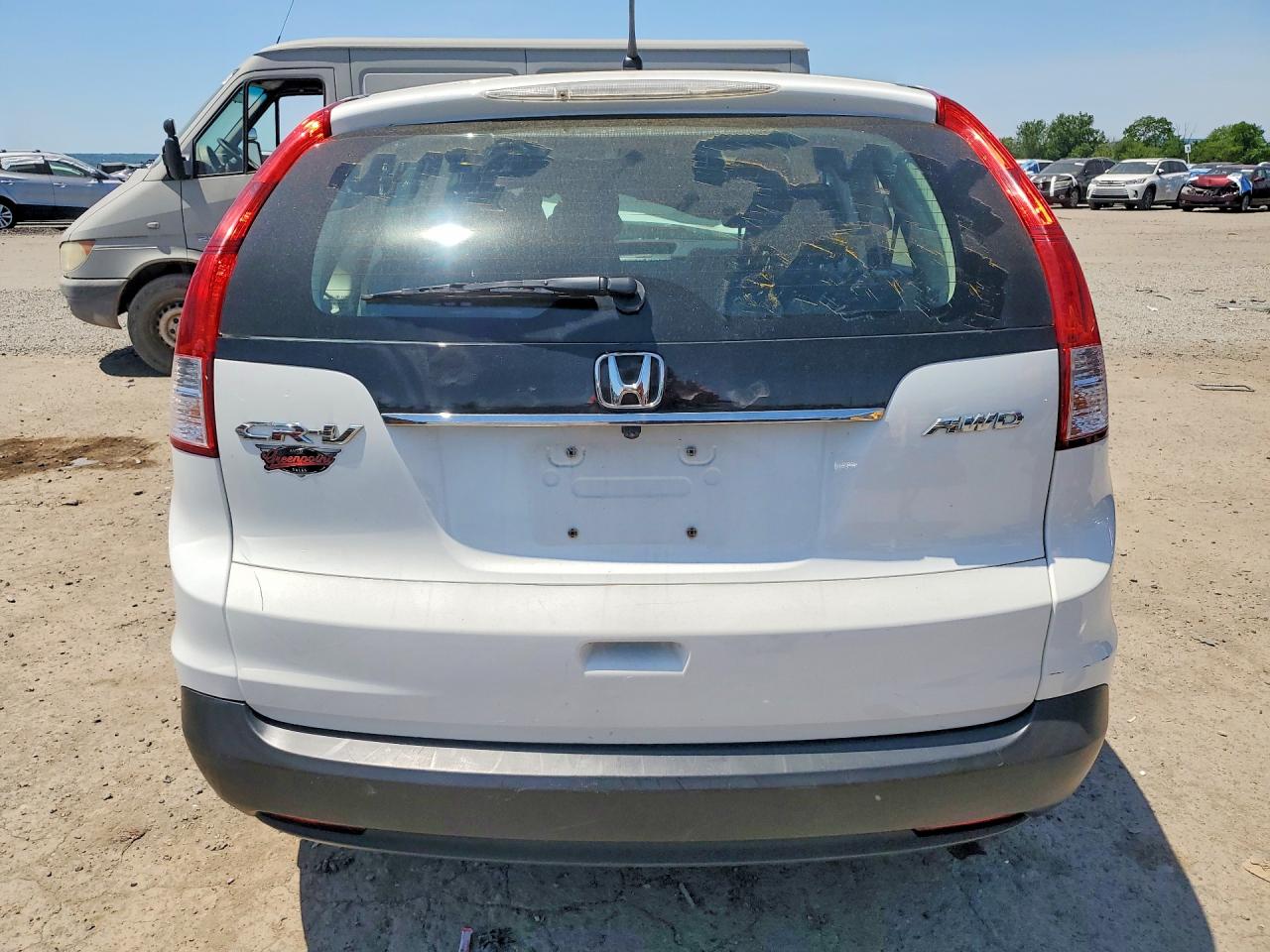2012 Honda Cr-v Lx White vin: 2HKRM4H38CH625433
