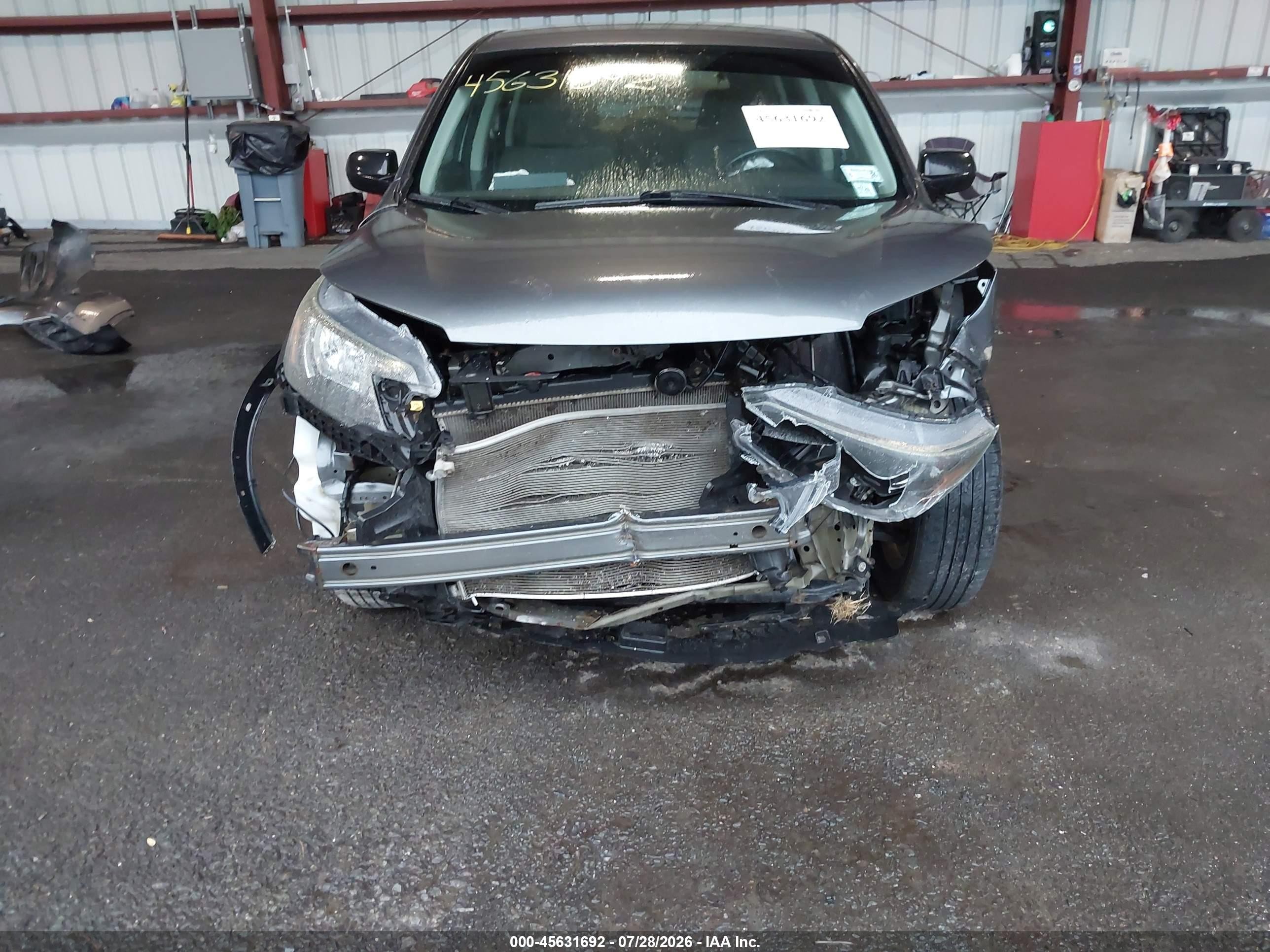2012 Honda Cr-v Lx Gray vin: 2HKRM4H38CH628509