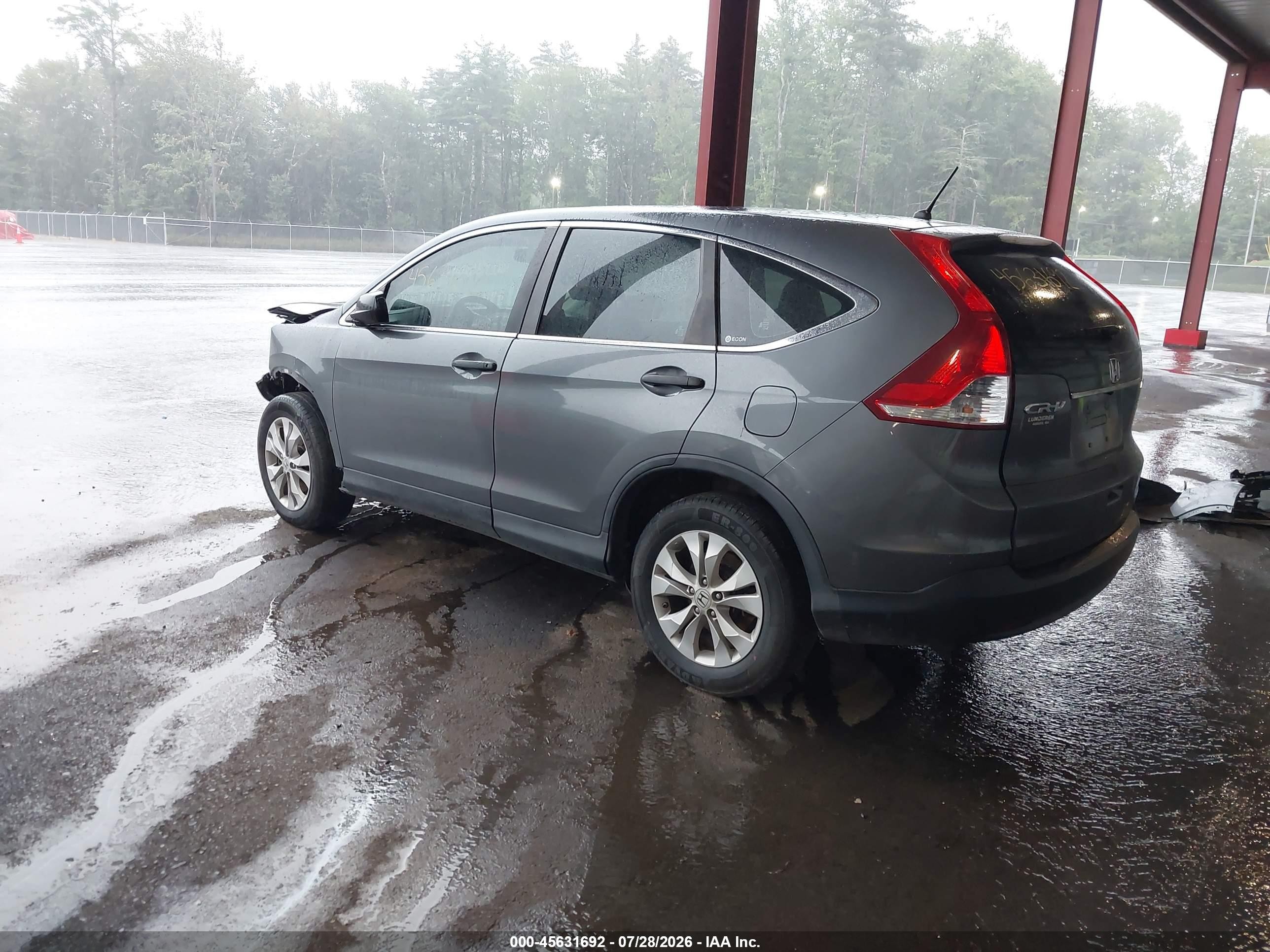 2012 Honda Cr-v Lx Gray vin: 2HKRM4H38CH628509
