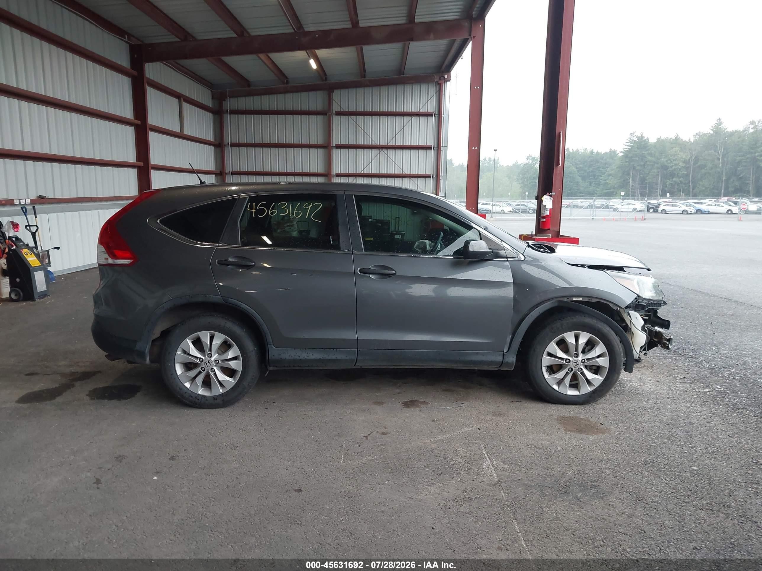 2012 Honda Cr-v Lx Gray vin: 2HKRM4H38CH628509