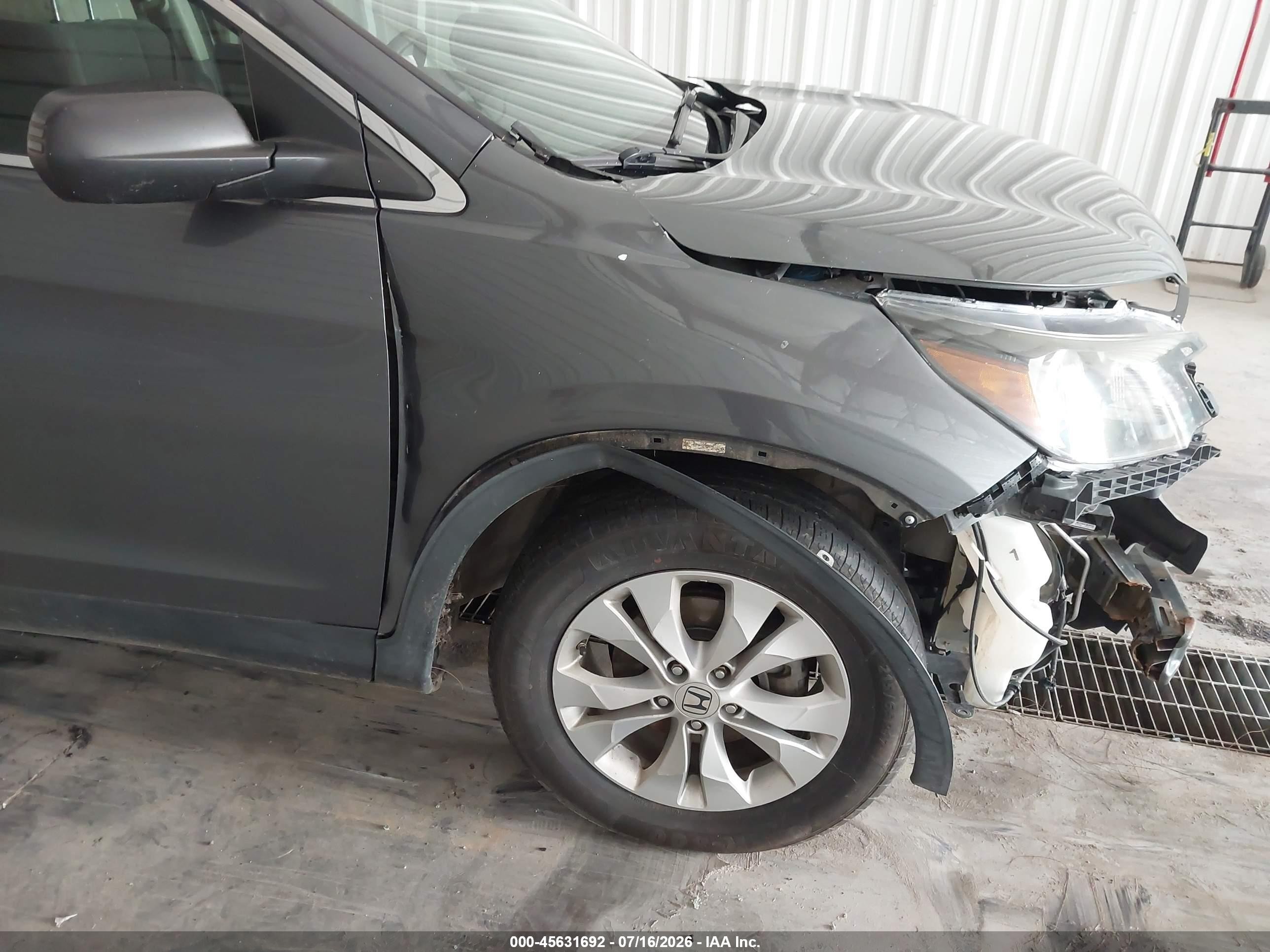 2012 Honda Cr-v Lx Gray vin: 2HKRM4H38CH628509