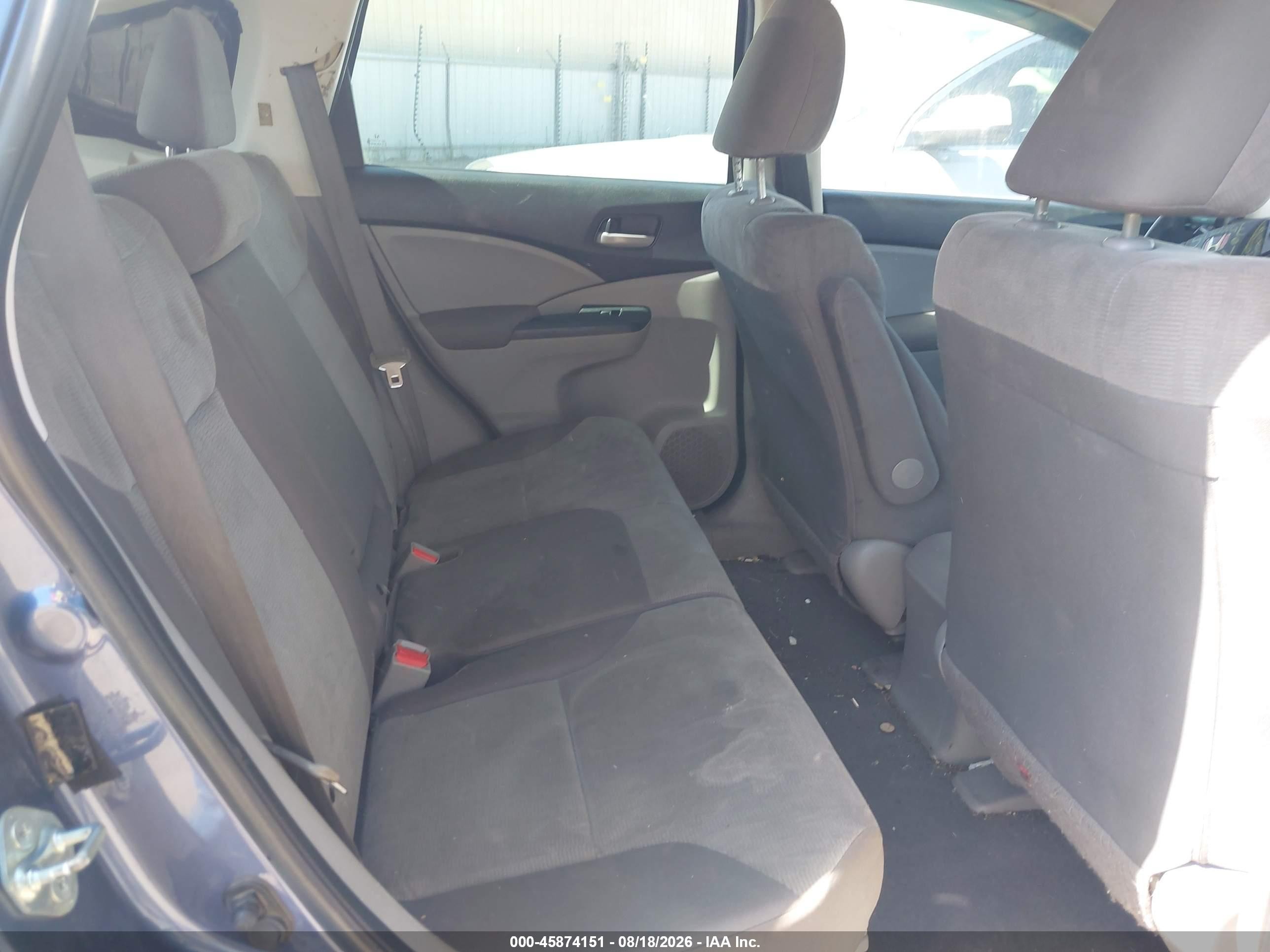 2013 Honda Cr-v Lx Blue vin: 2HKRM4H38DH642055