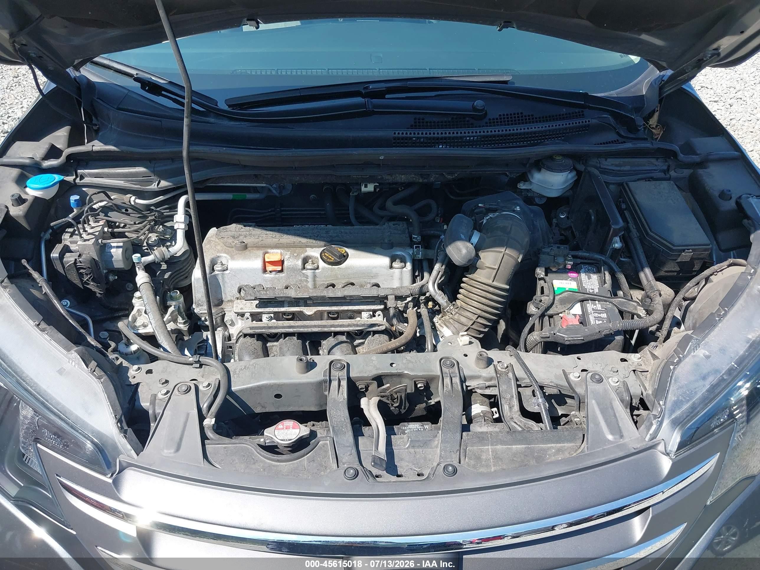 2013 Honda Cr-v Lx Gray vin: 2HKRM4H38DH657817