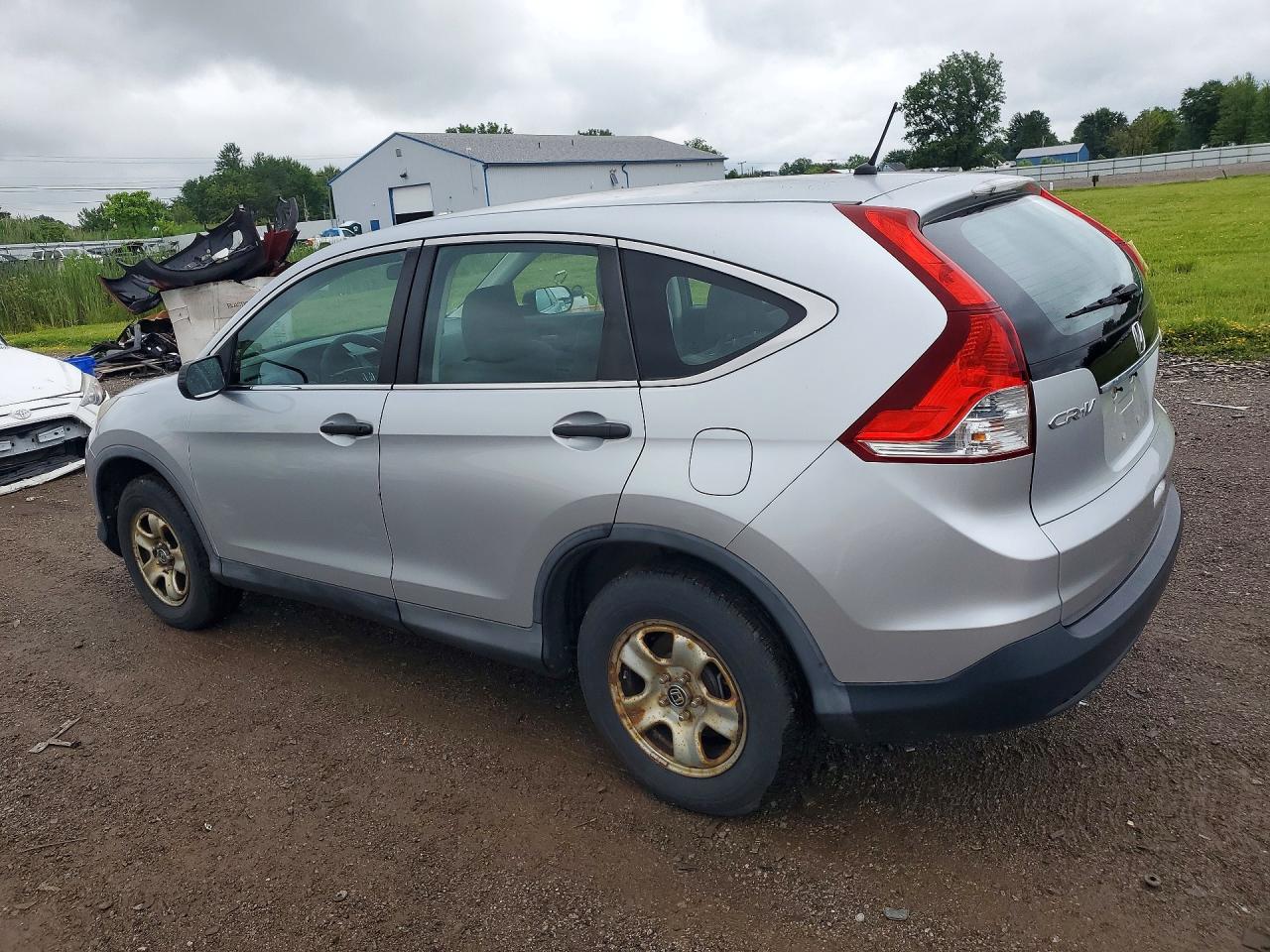 2013 Honda Cr-v Lx Silver vin: 2HKRM4H38DH660698