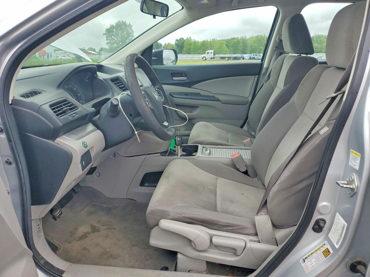 2013 Honda Cr-v Lx Silver vin: 2HKRM4H38DH660698