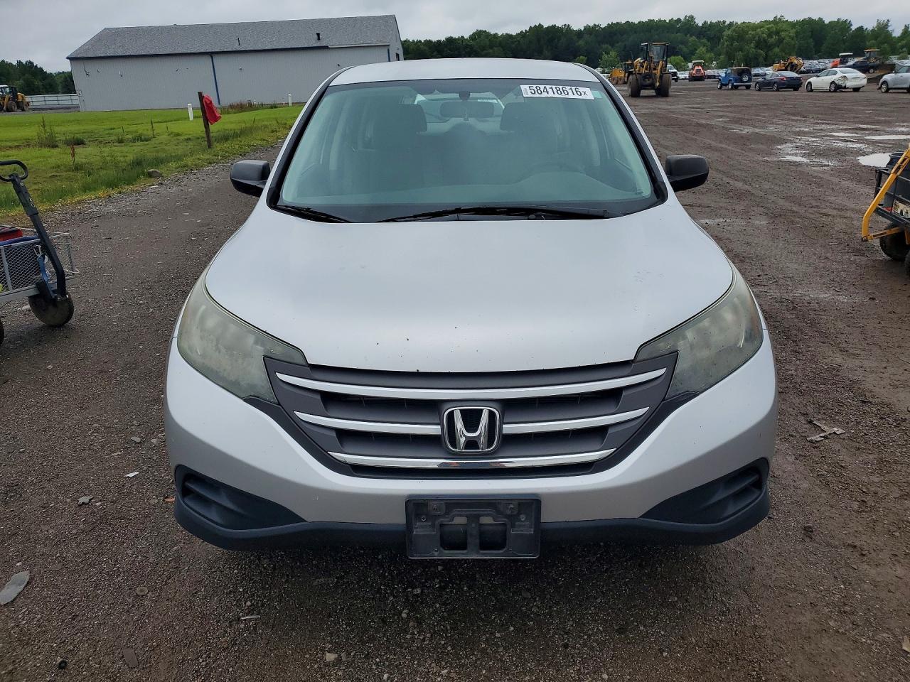 2013 Honda Cr-v Lx Silver vin: 2HKRM4H38DH660698