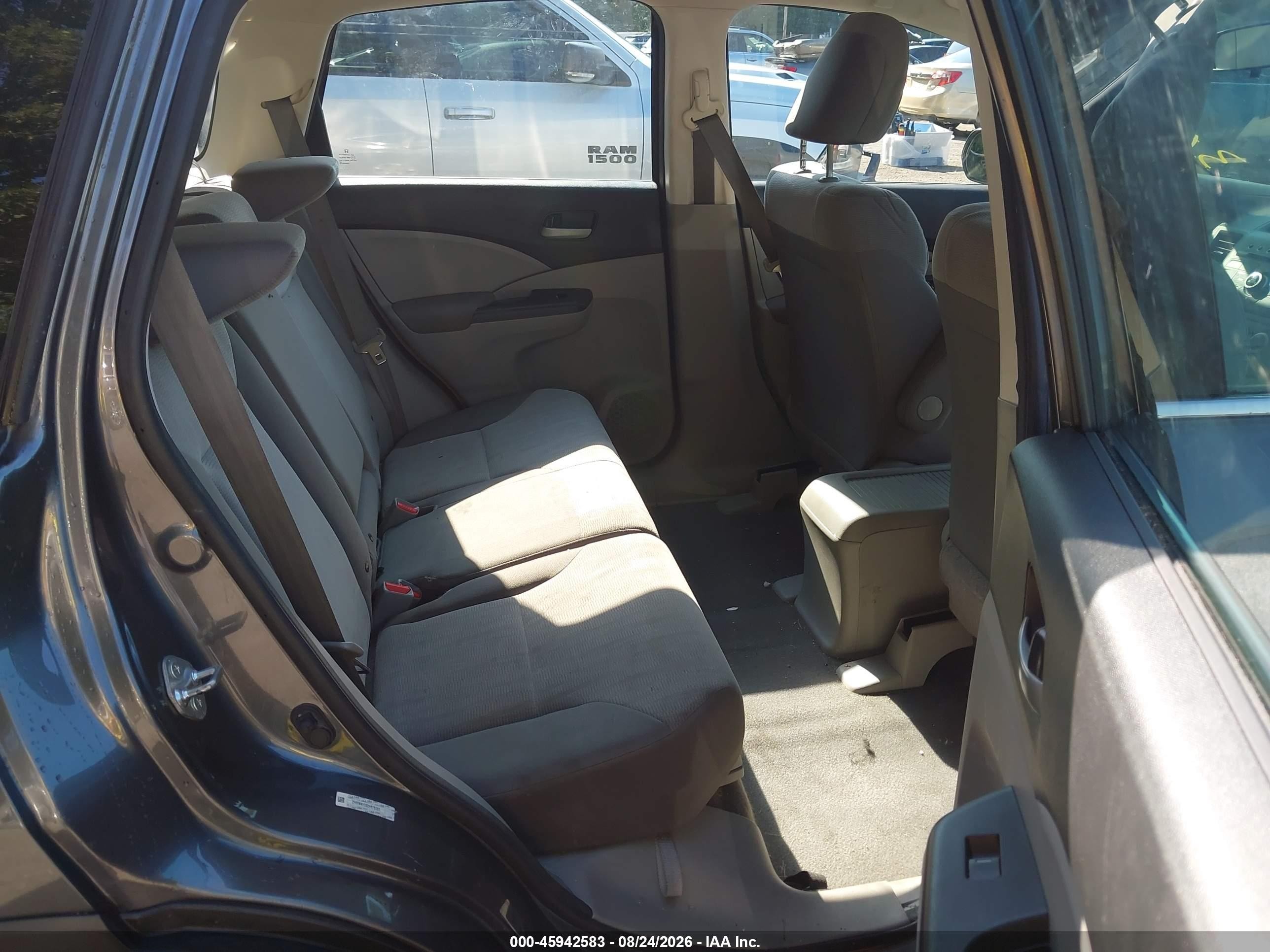 2013 Honda Cr-v Lx Gray vin: 2HKRM4H38DH676383
