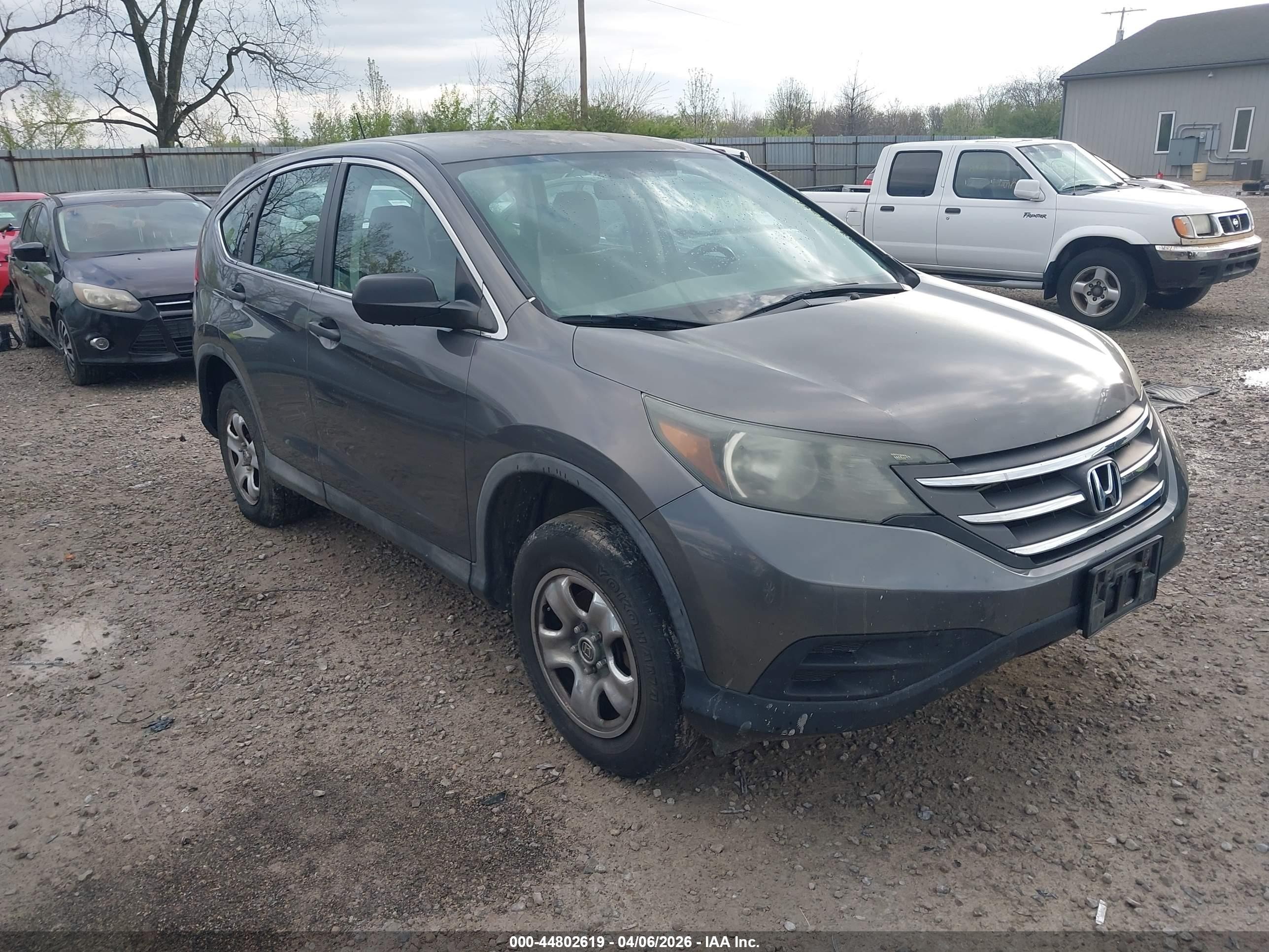 2013 Honda Cr-v Lx Gray vin: 2HKRM4H38DH680806