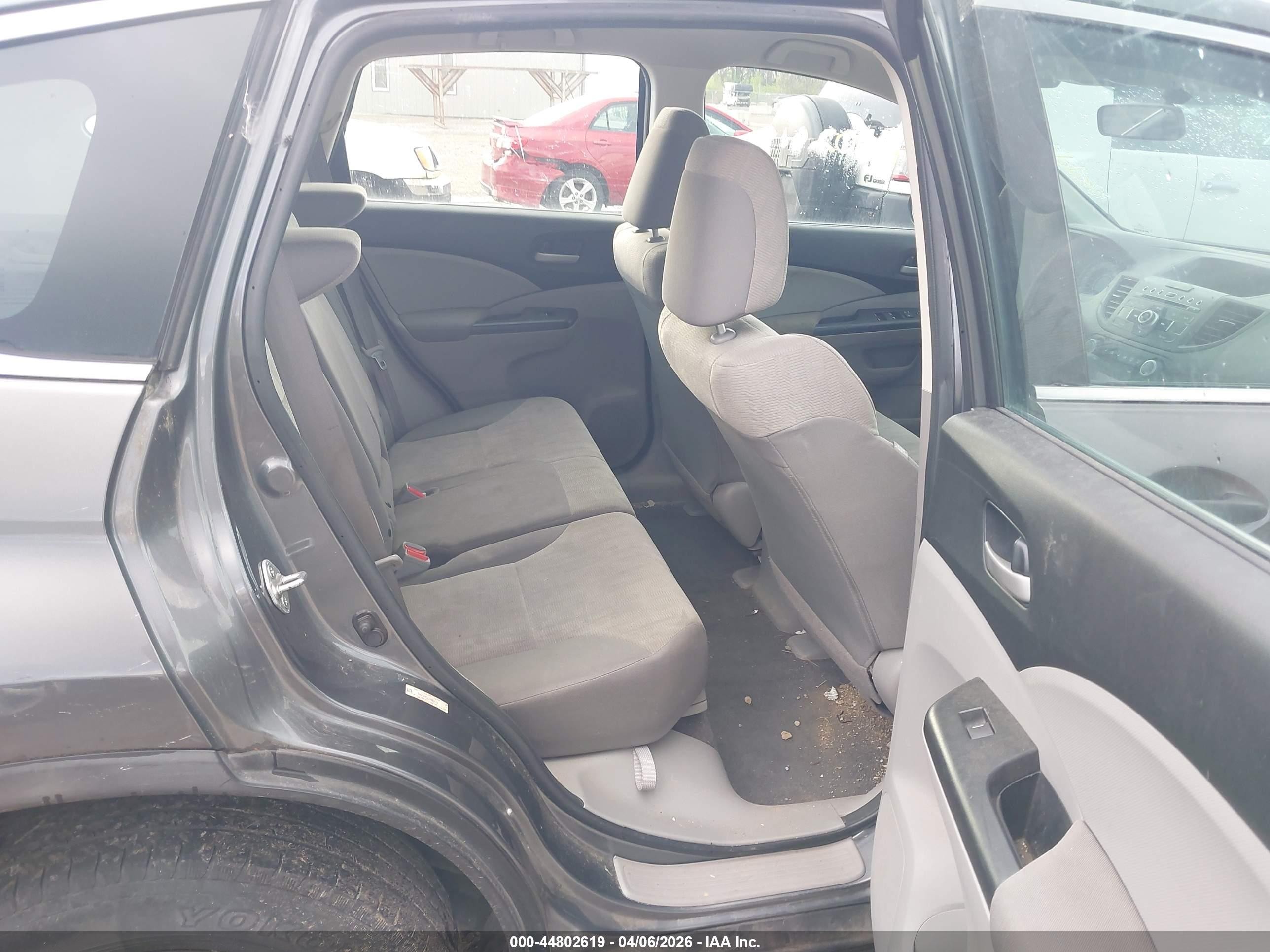 2013 Honda Cr-v Lx Gray vin: 2HKRM4H38DH680806
