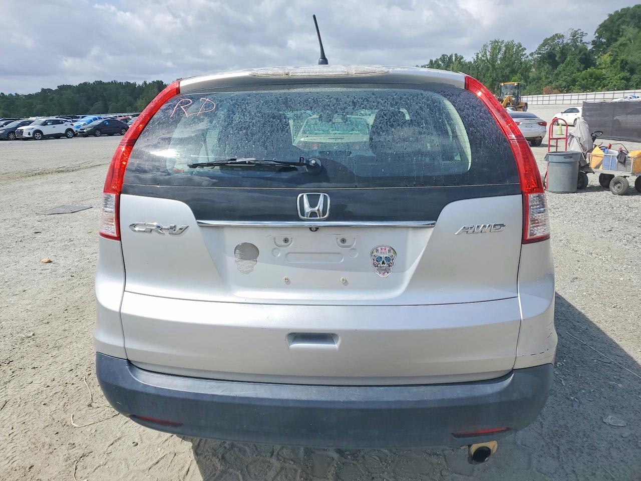 2013 Honda Cr-v Lx Серебряный vin: 2HKRM4H38DH691045
