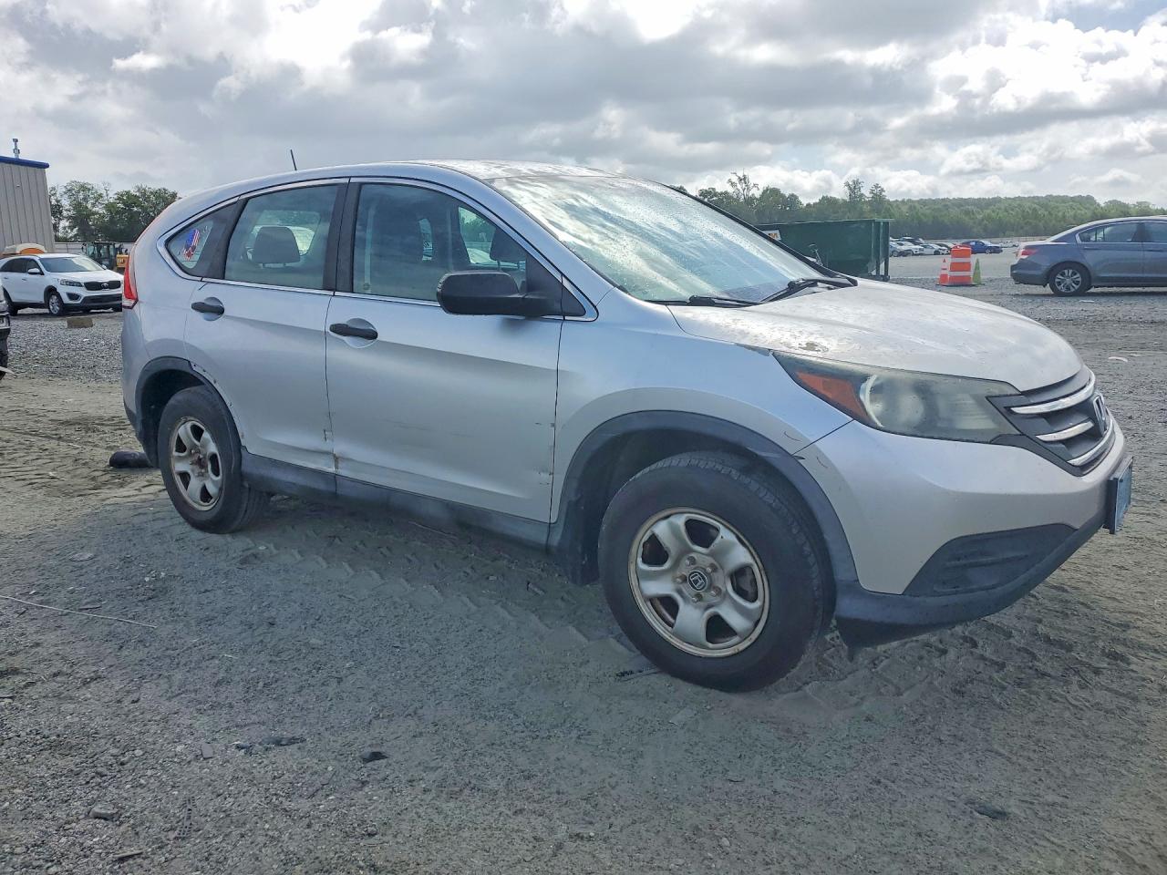 2013 Honda Cr-v Lx Серебряный vin: 2HKRM4H38DH691045
