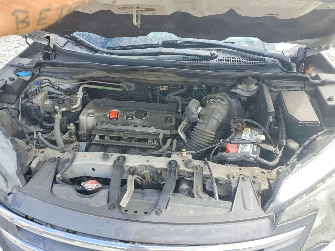 2013 Honda Cr-v Lx Серебряный vin: 2HKRM4H38DH691045