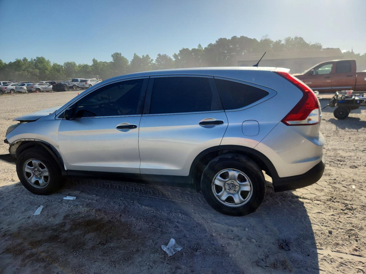 2013 Honda Cr-v Lx Gray vin: 2HKRM4H38DH693801