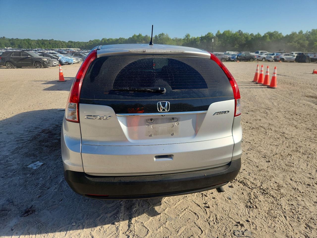 2013 Honda Cr-v Lx Gray vin: 2HKRM4H38DH693801