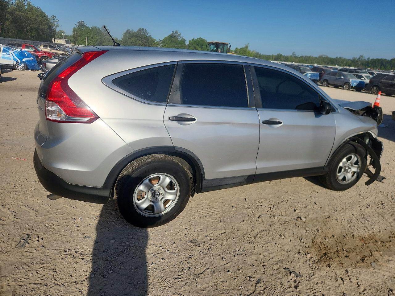 2013 Honda Cr-v Lx Gray vin: 2HKRM4H38DH693801