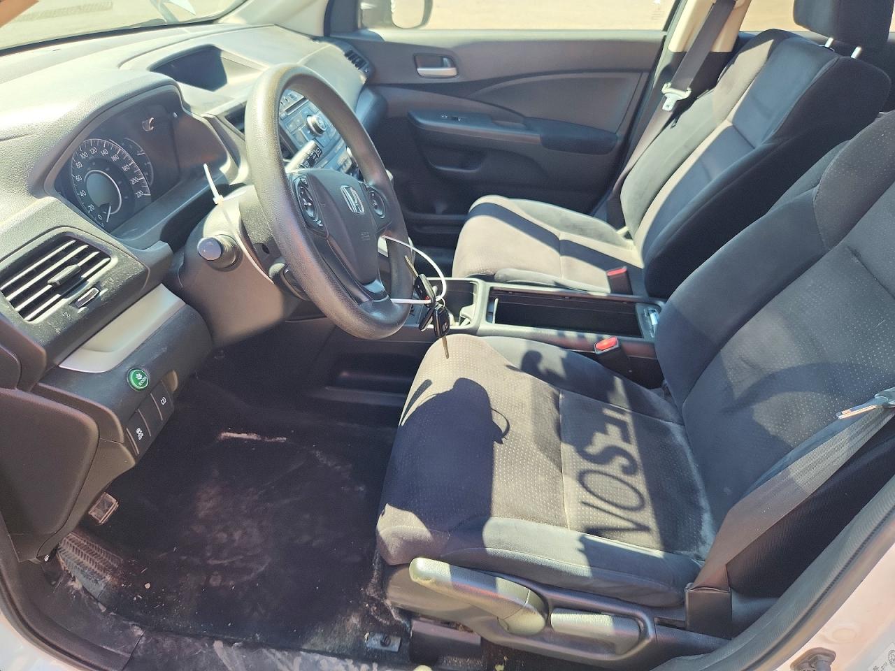 2014 Honda Cr-v Lx White vin: 2HKRM4H38EH115084