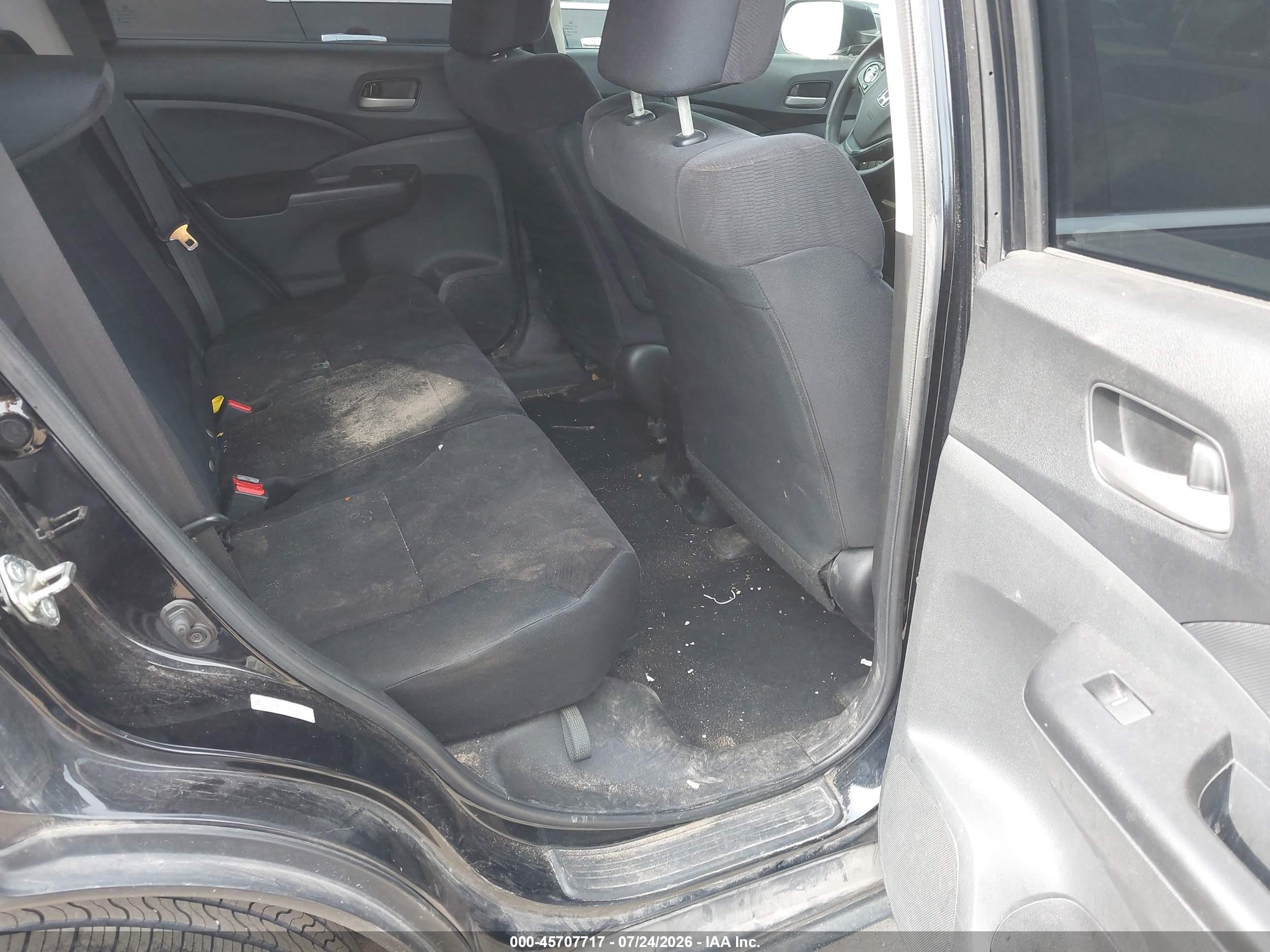 2014 Honda Cr-v Lx Black vin: 2HKRM4H38EH600941
