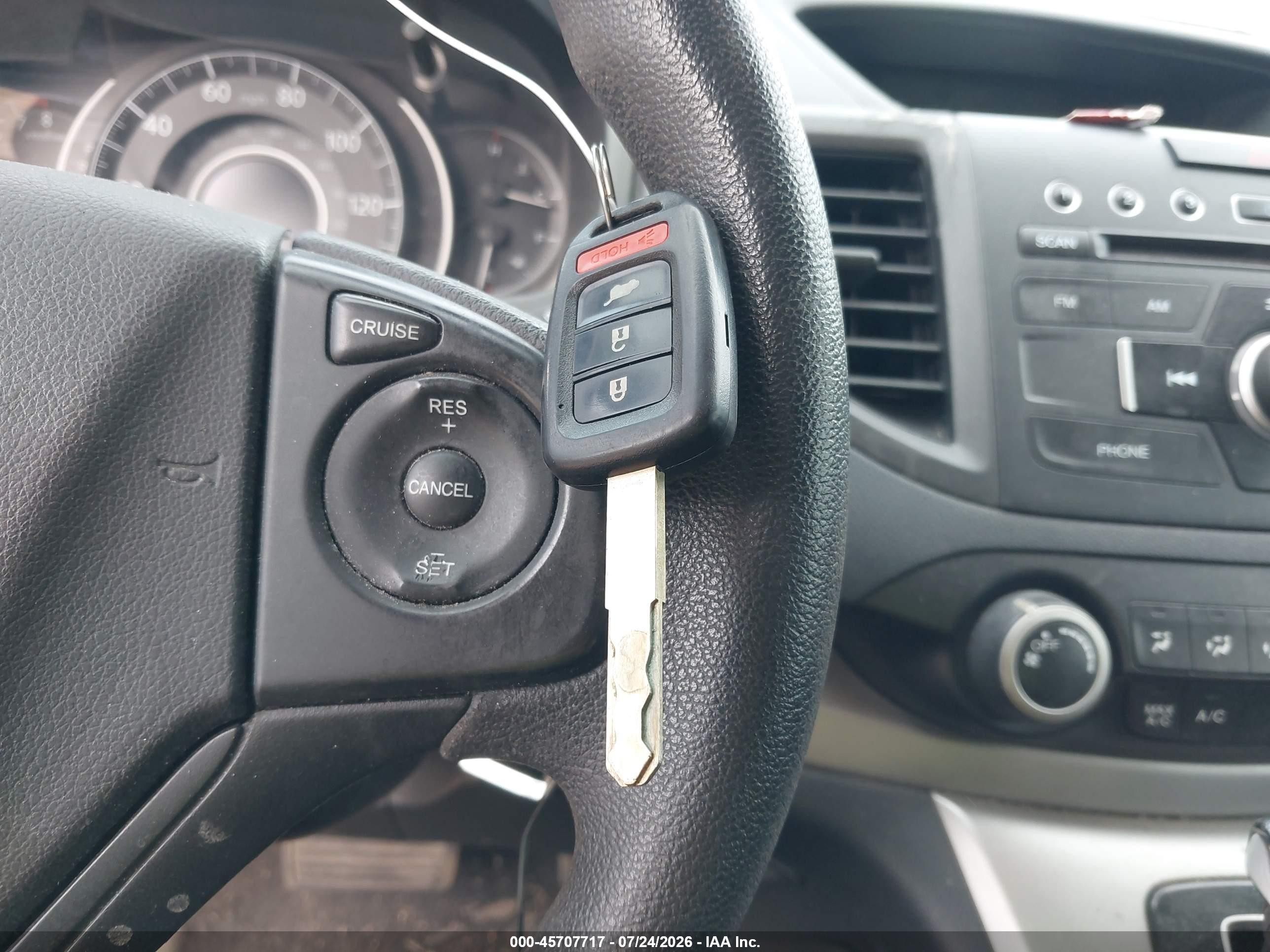 2014 Honda Cr-v Lx Black vin: 2HKRM4H38EH600941