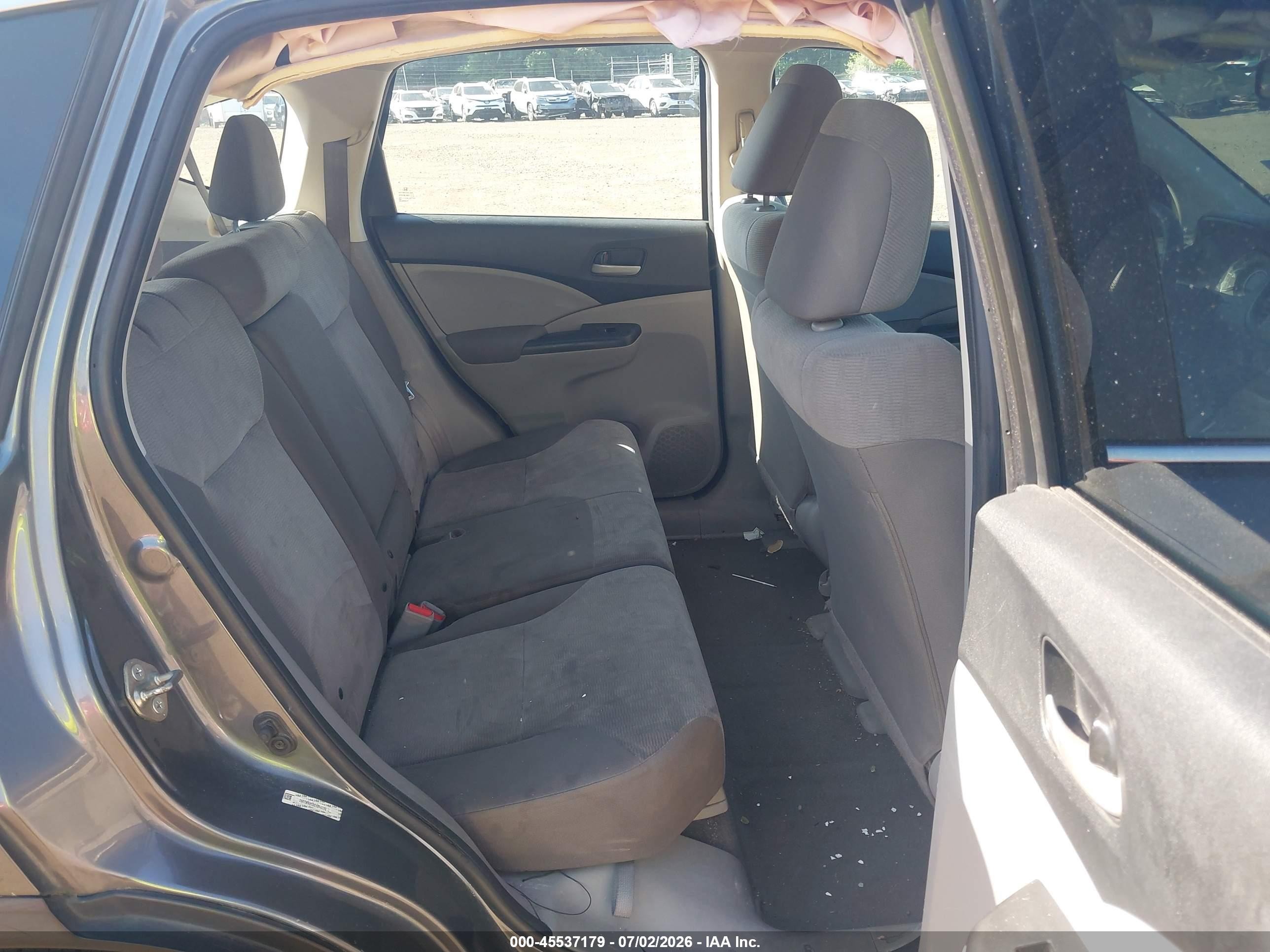 2014 Honda Cr-v Lx Gray vin: 2HKRM4H38EH604259