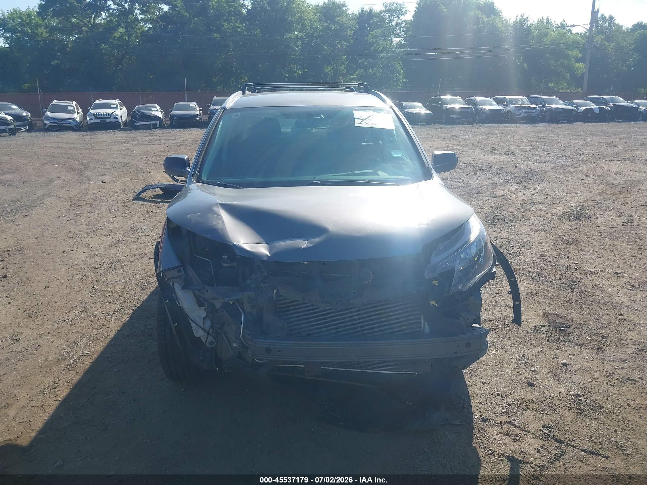 2014 Honda Cr-v Lx Gray vin: 2HKRM4H38EH604259
