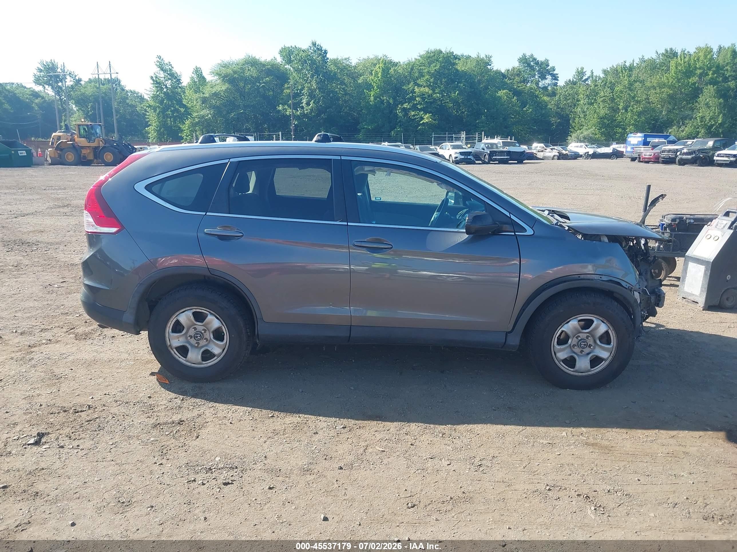 2014 Honda Cr-v Lx Gray vin: 2HKRM4H38EH604259