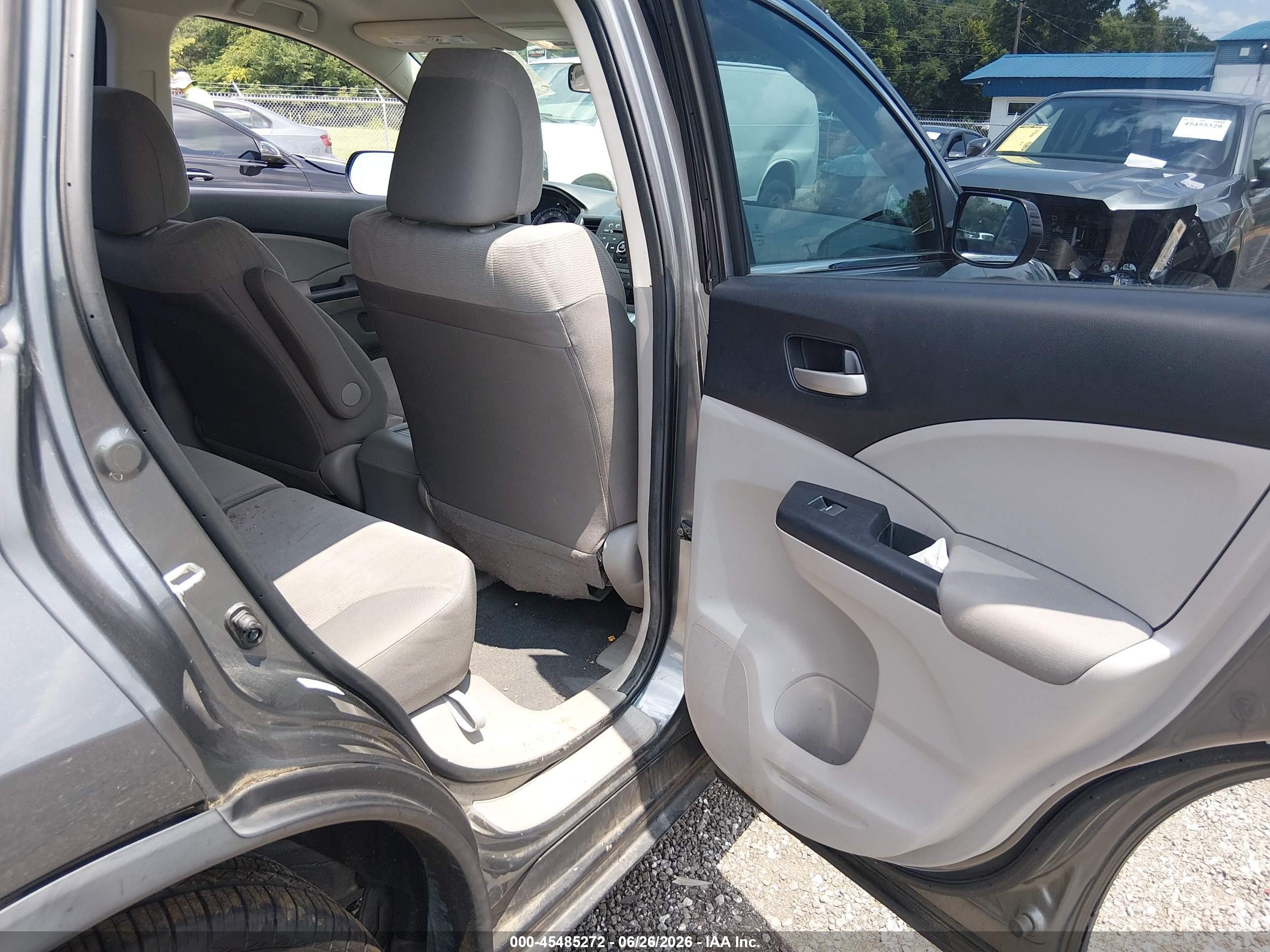 2014 Honda Cr-v Lx Серый vin: 2HKRM4H38EH615665