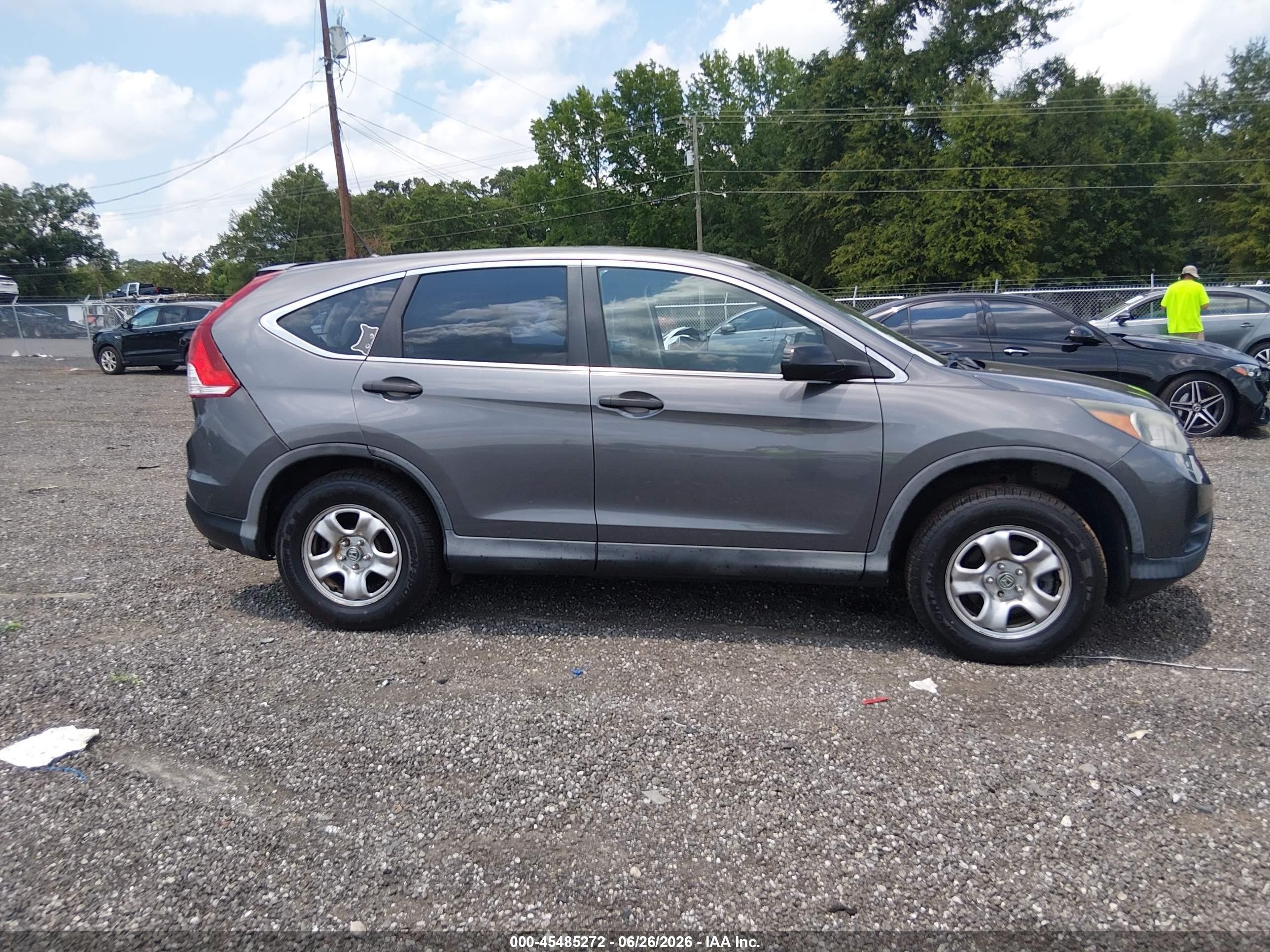 2014 Honda Cr-v Lx Серый vin: 2HKRM4H38EH615665