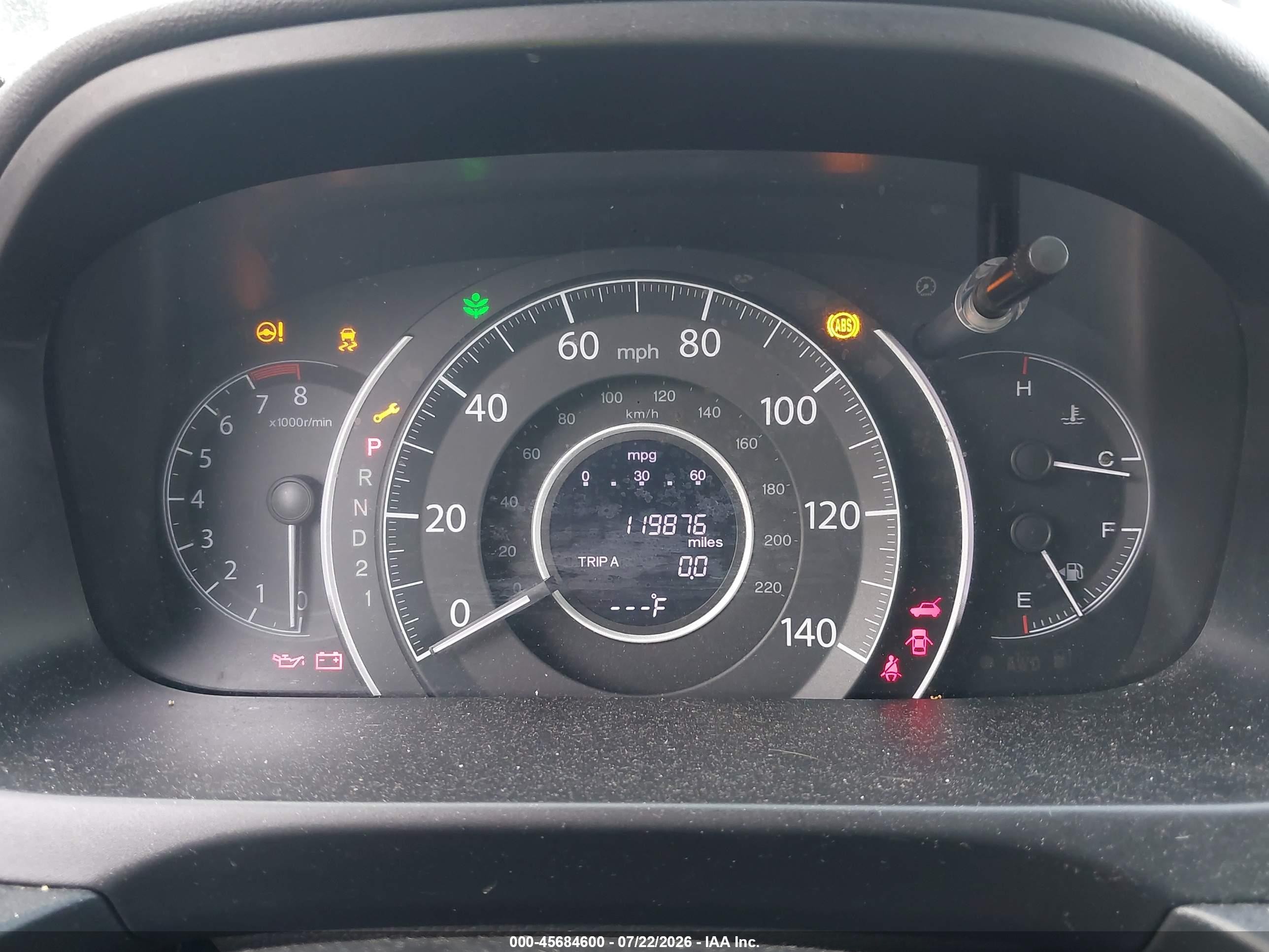 2014 Honda Cr-v Lx Blue vin: 2HKRM4H38EH618758