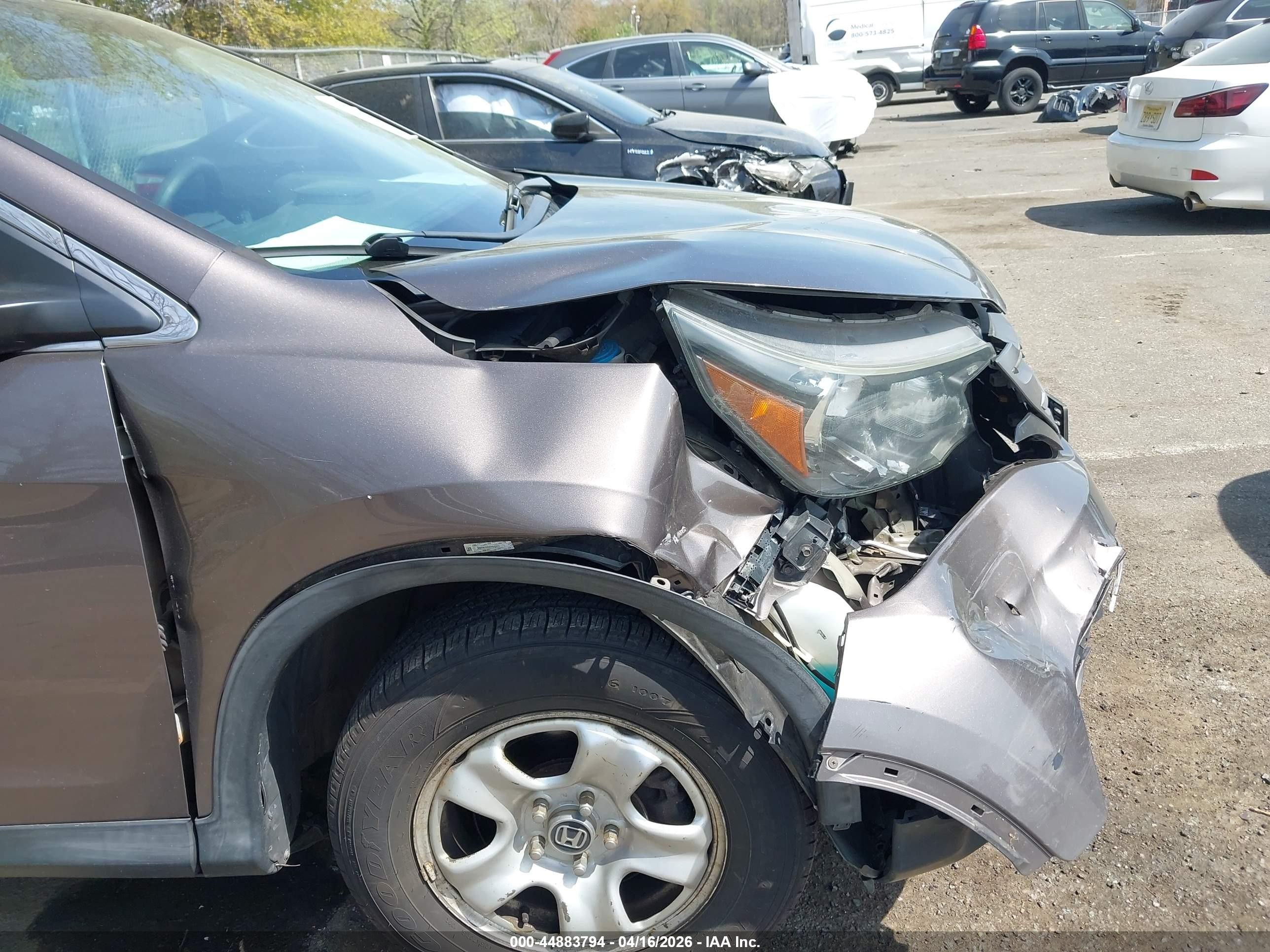 2014 Honda Cr-v Lx Brown vin: 2HKRM4H38EH618971