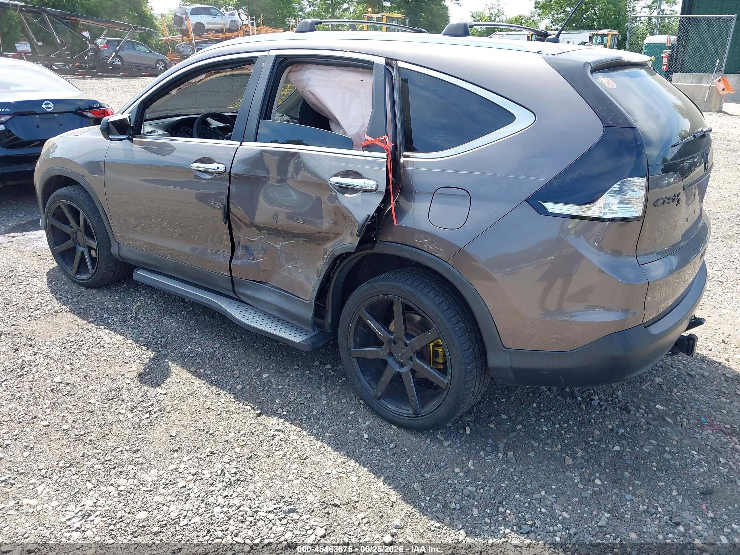 2014 Honda Cr-v Lx Brown vin: 2HKRM4H38EH626133