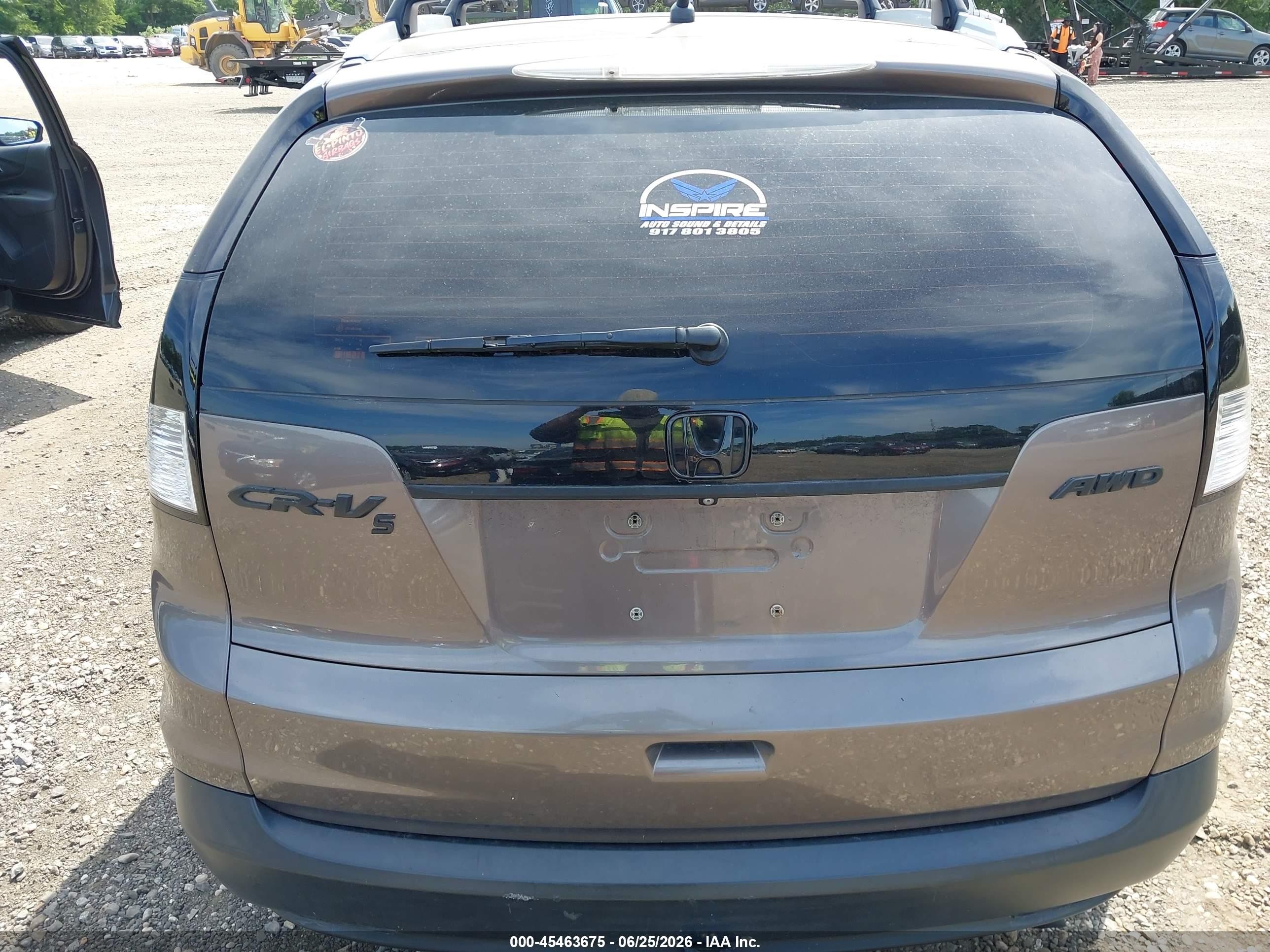 2014 Honda Cr-v Lx Brown vin: 2HKRM4H38EH626133