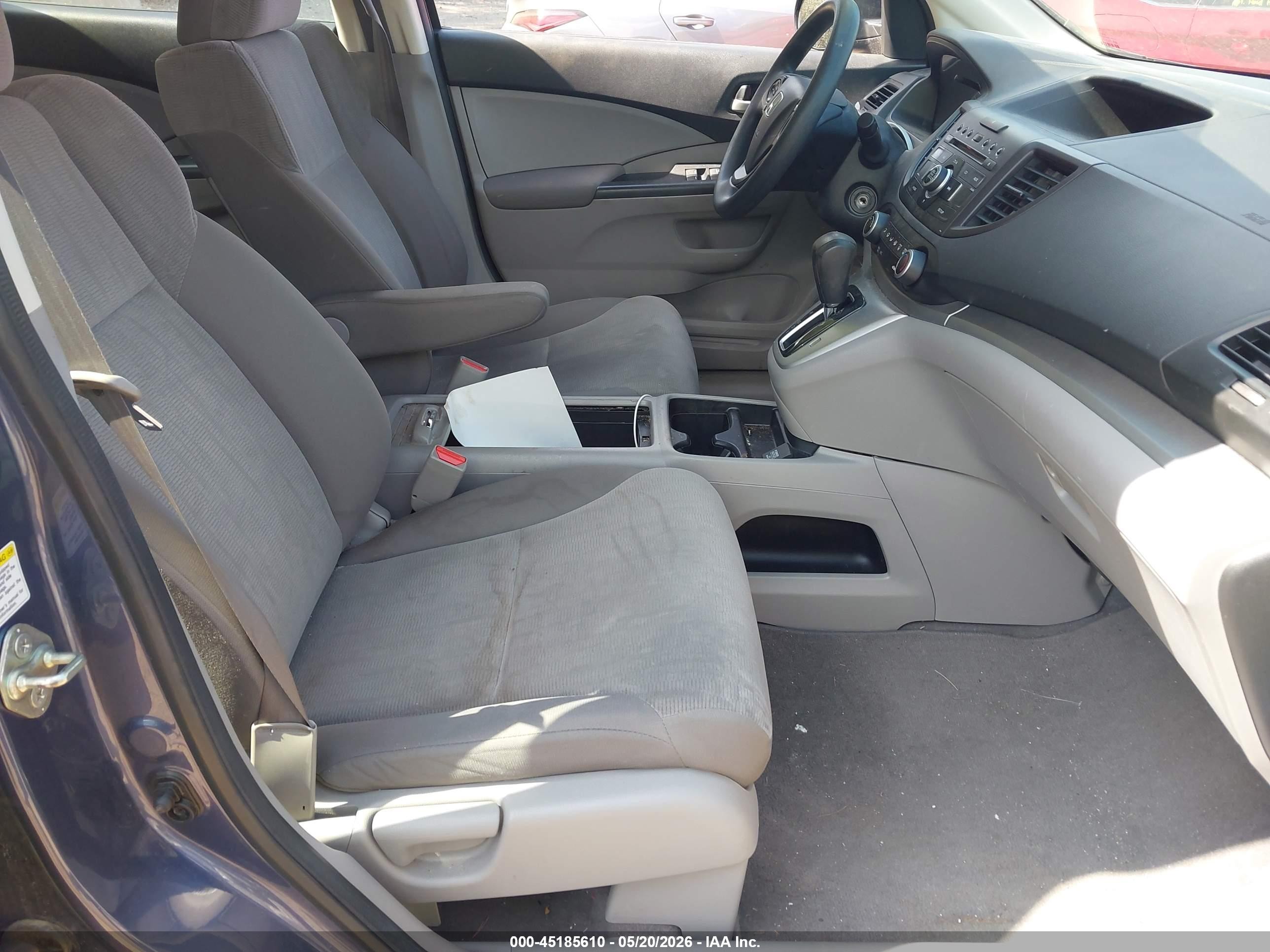 2014 Honda Cr-v Lx Blue vin: 2HKRM4H38EH637519