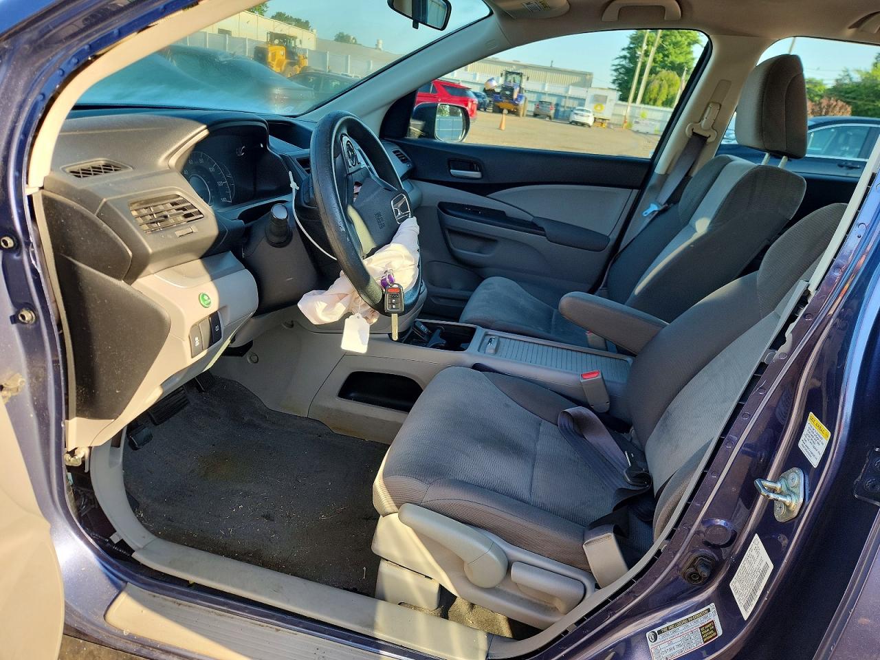 2014 Honda Cr-v Lx Blue vin: 2HKRM4H38EH642851