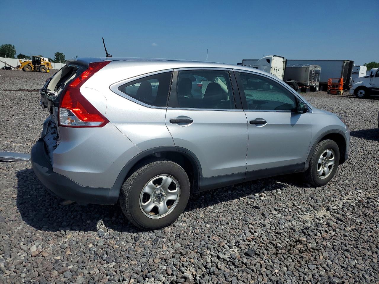 2014 Honda Cr-v Lx Silver vin: 2HKRM4H38EH653882