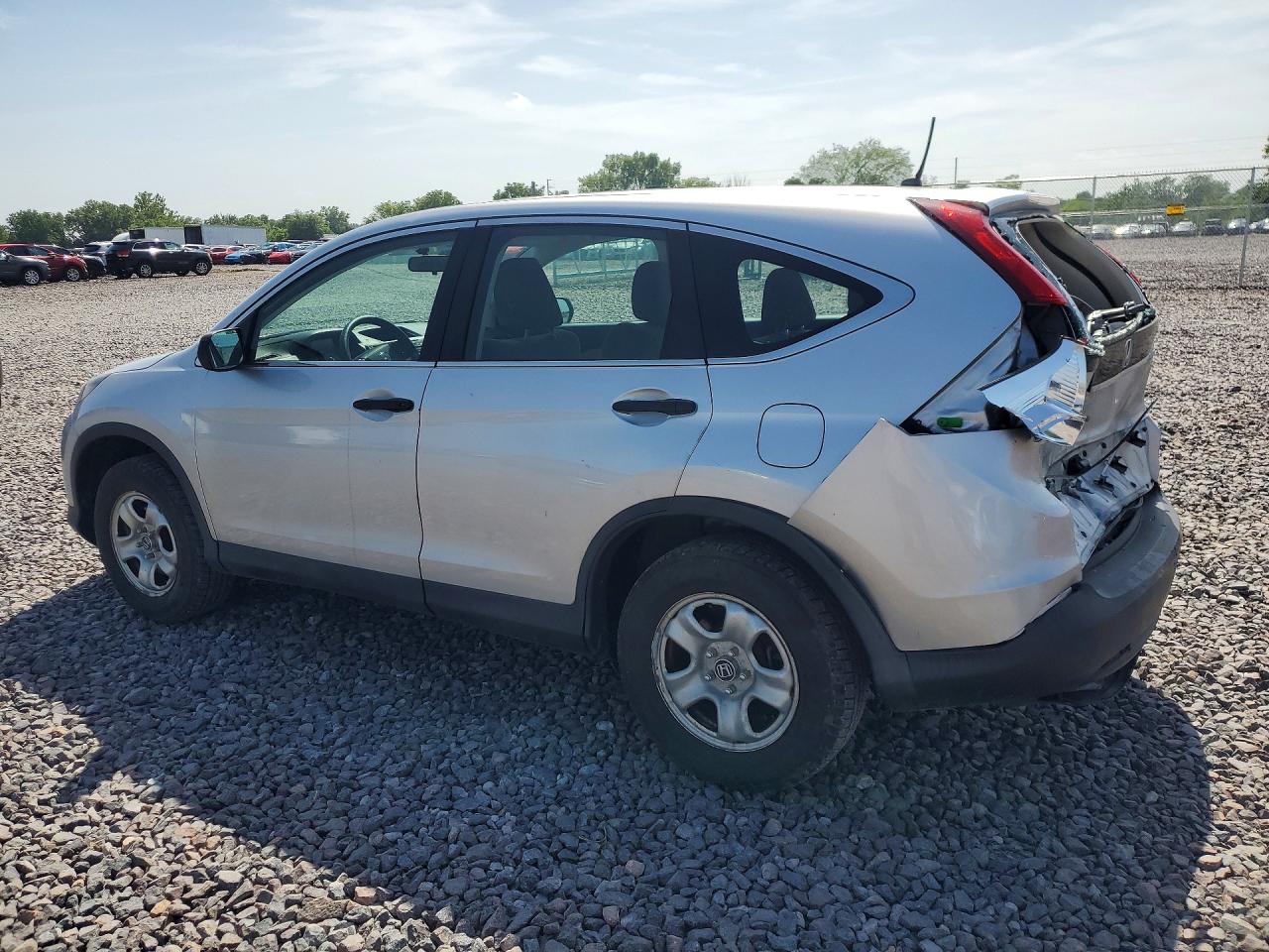2014 Honda Cr-v Lx Silver vin: 2HKRM4H38EH653882