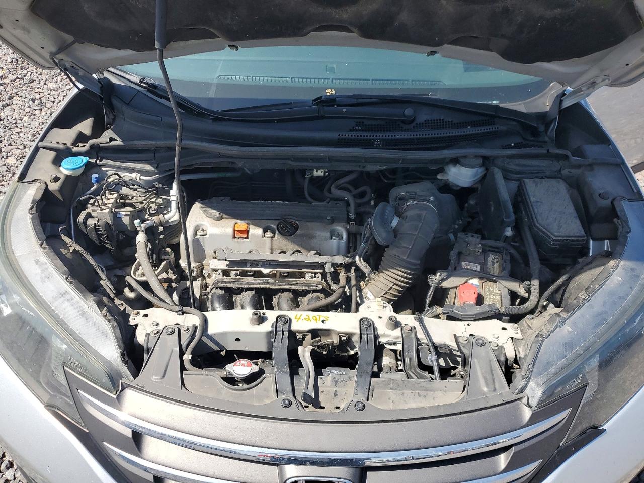 2014 Honda Cr-v Lx Silver vin: 2HKRM4H38EH653882