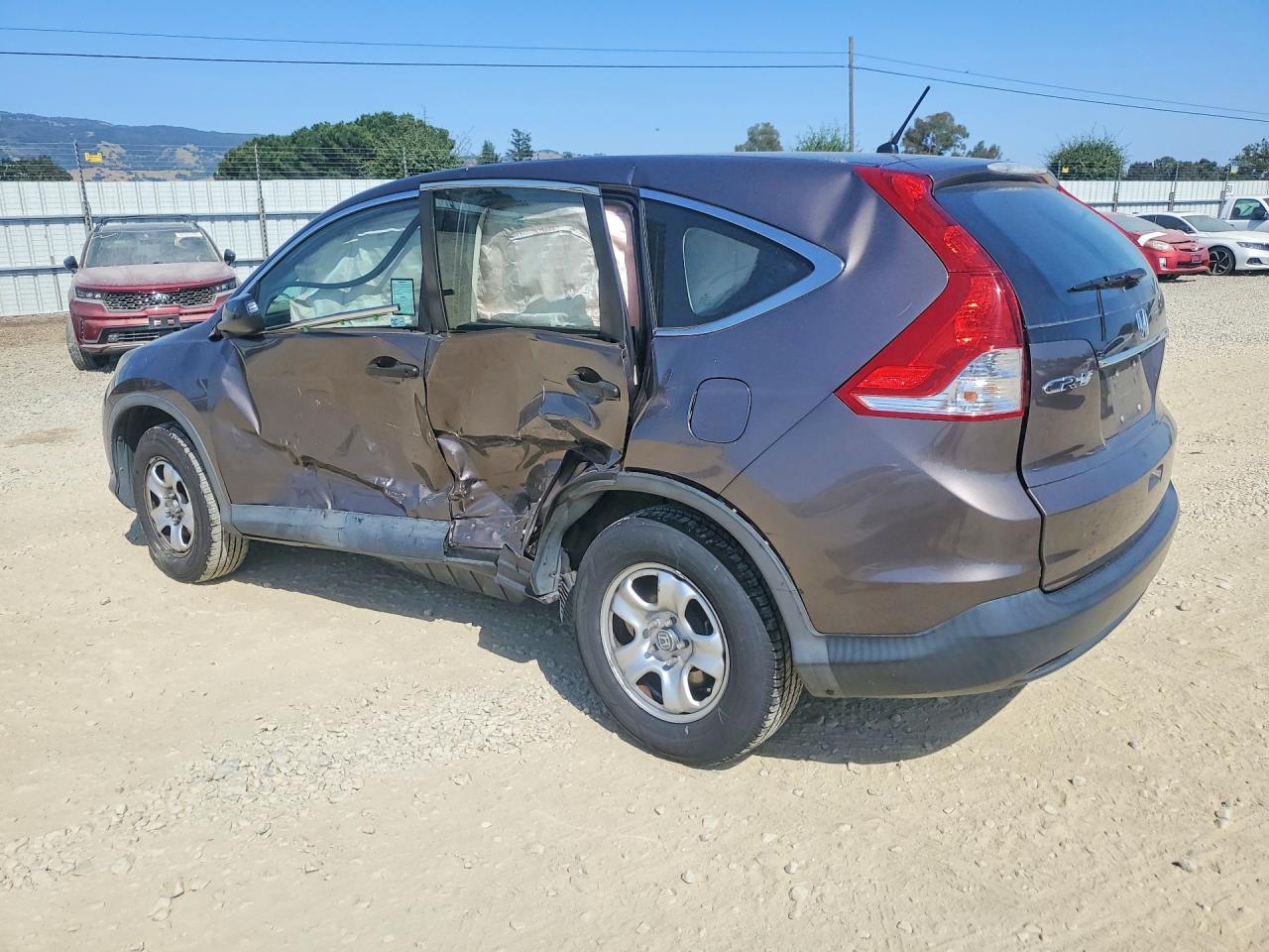 2014 Honda Cr-v Lx Gray vin: 2HKRM4H38EH662016