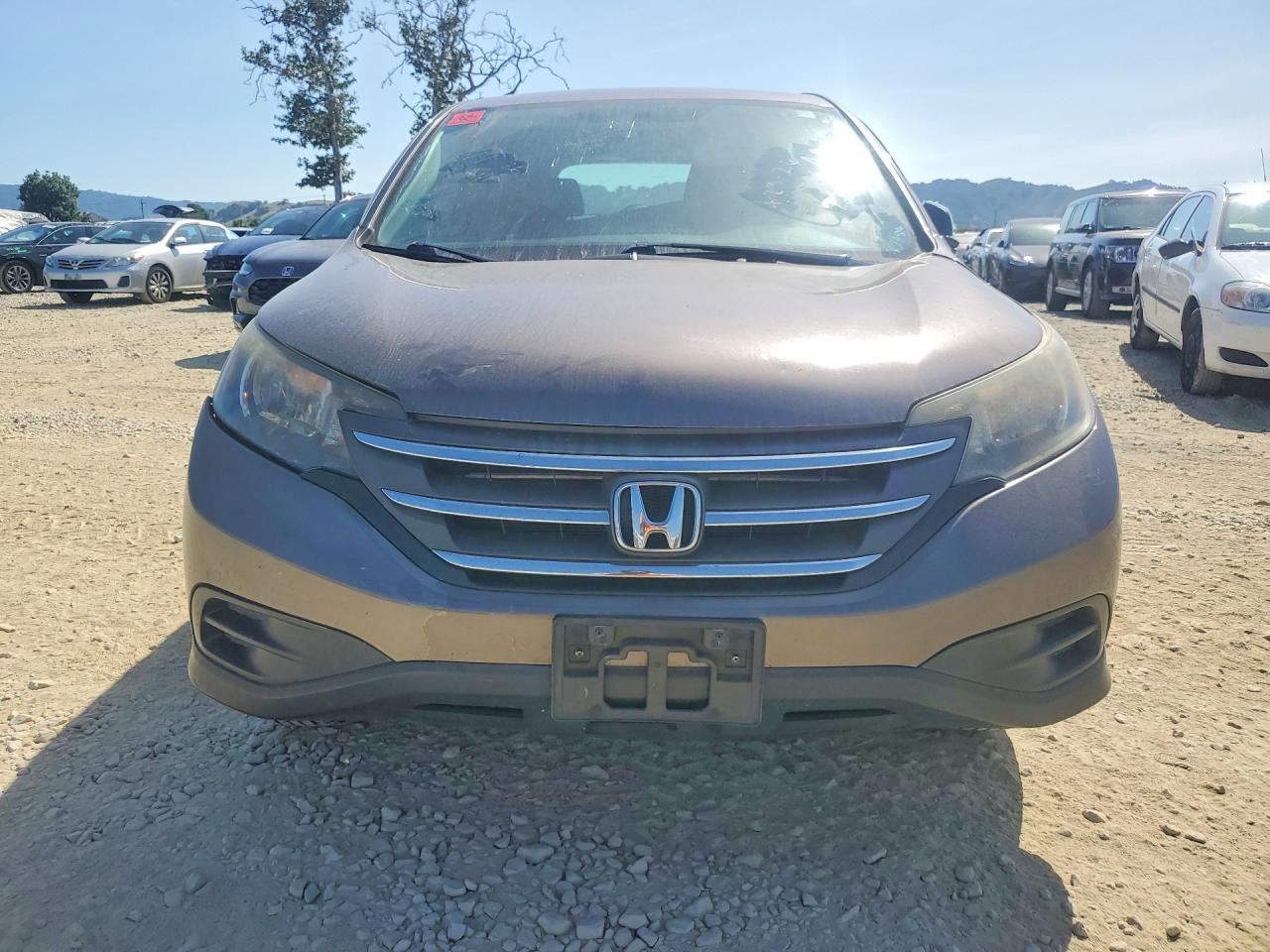 2014 Honda Cr-v Lx Gray vin: 2HKRM4H38EH662016
