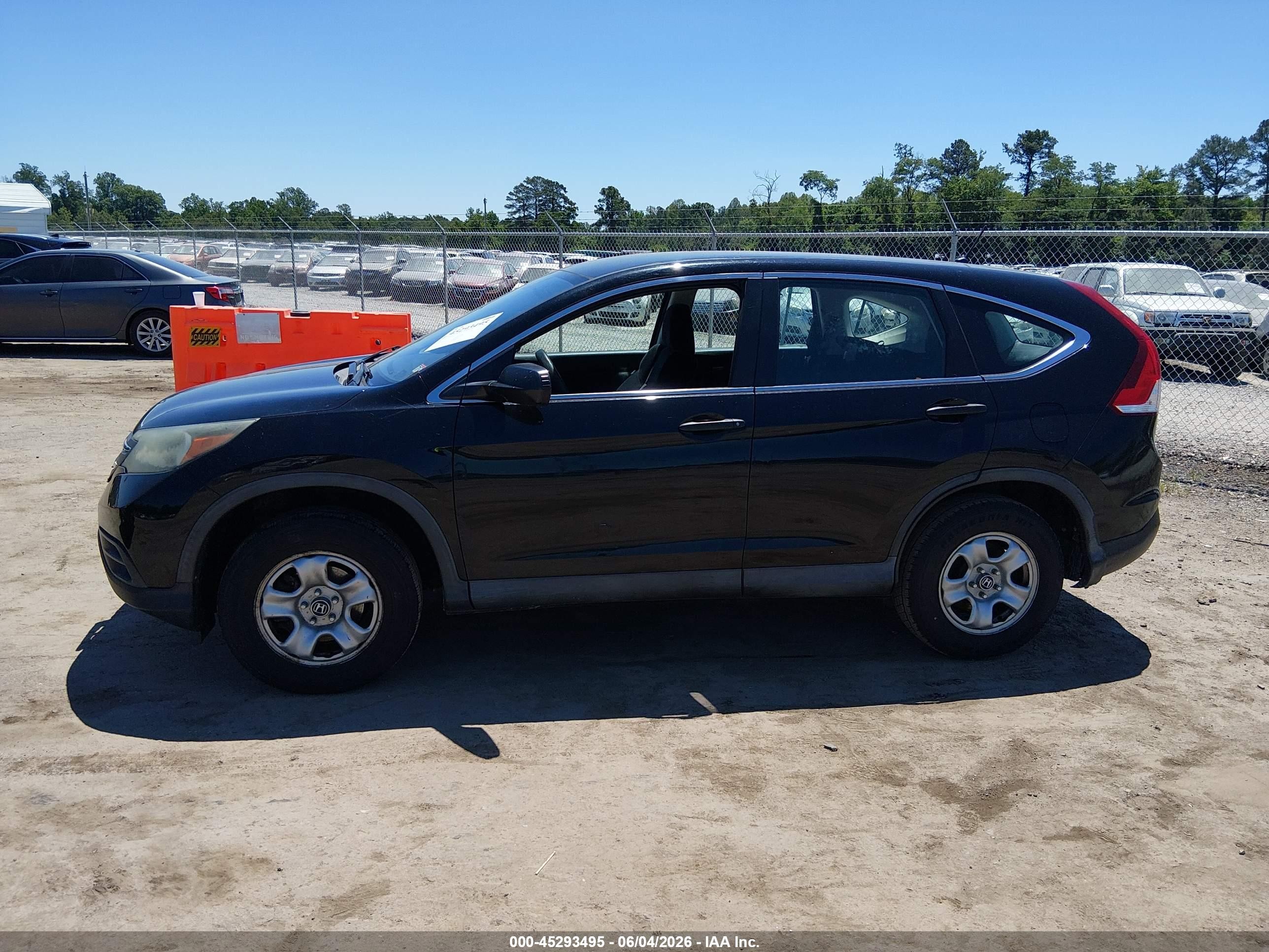 2014 Honda Cr-v Lx Black vin: 2HKRM4H38EH682864