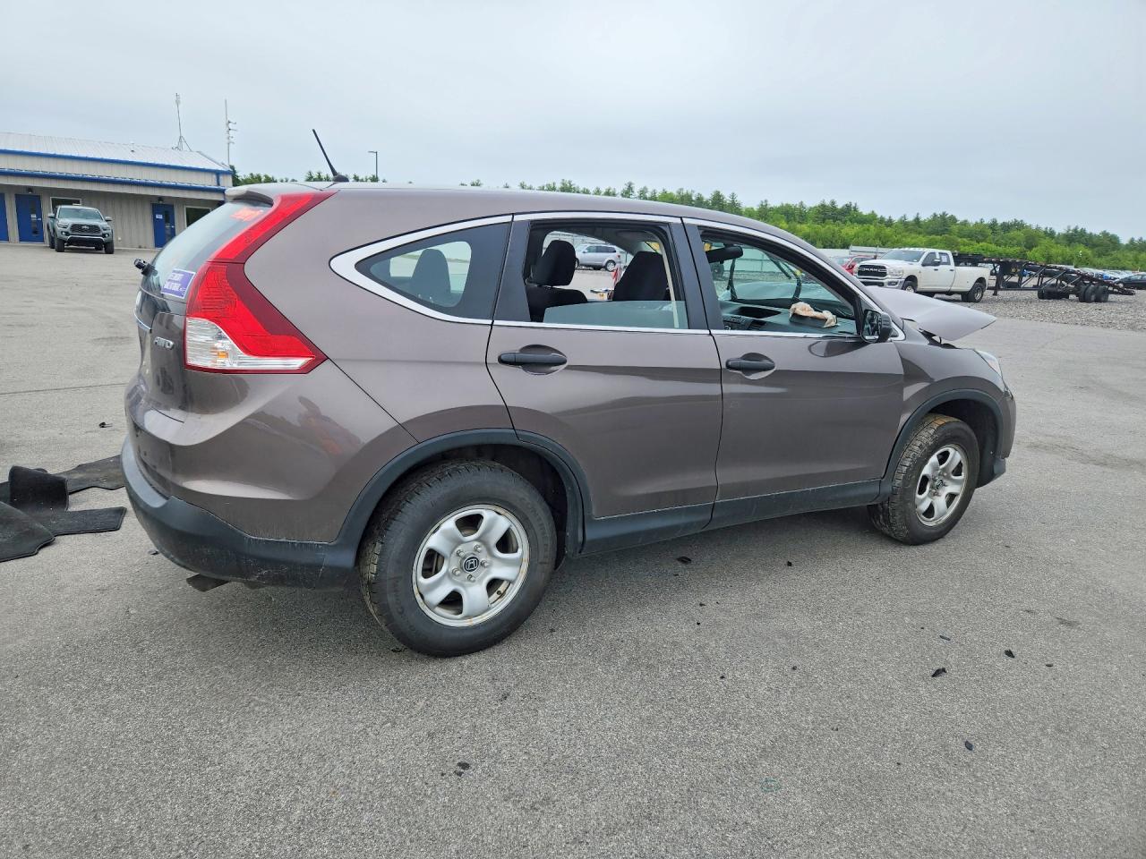 2014 Honda Cr-v Lx Brown vin: 2HKRM4H38EH695923