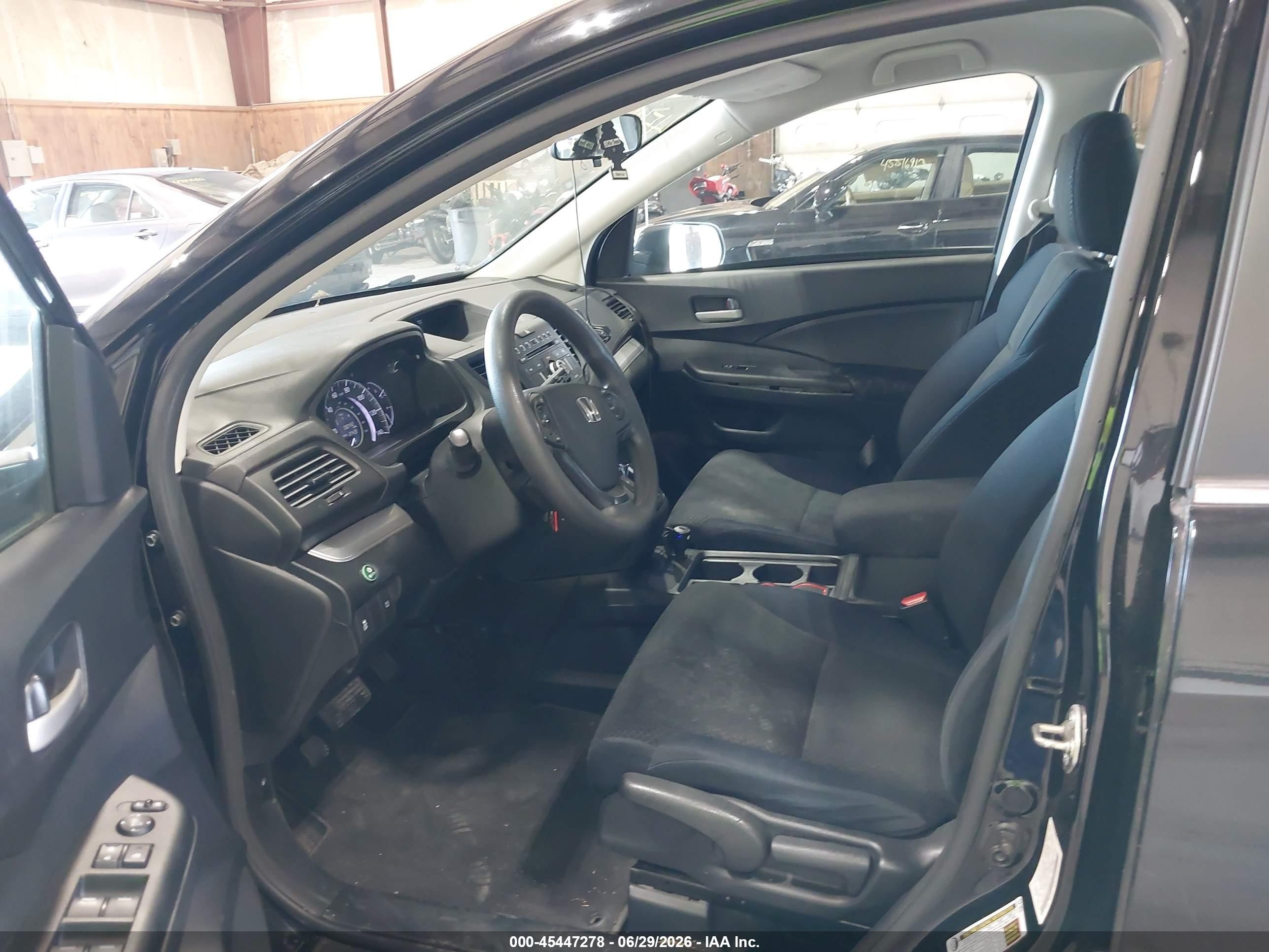 2015 Honda Cr-v Lx Black vin: 2HKRM4H38FH601024