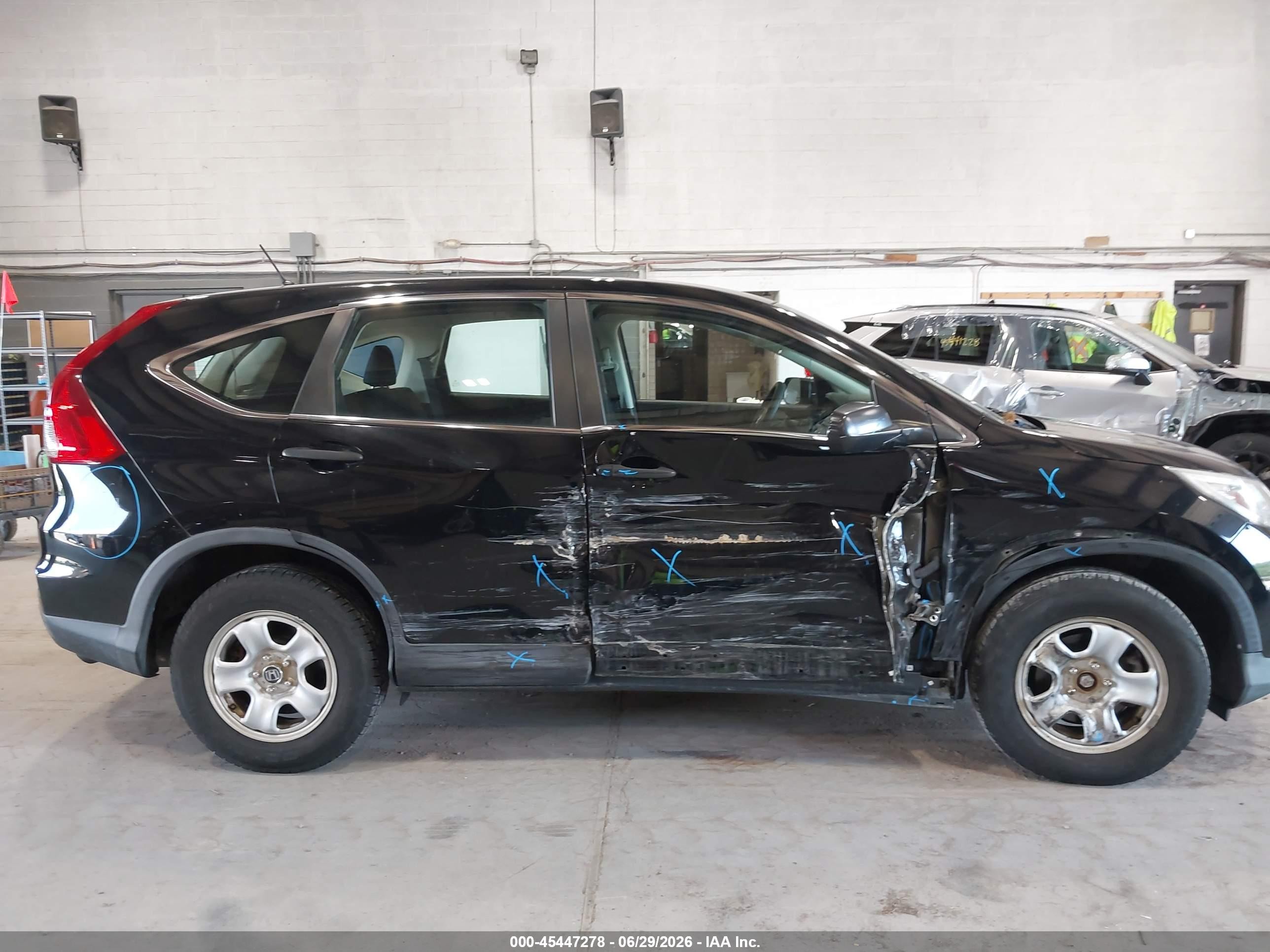 2015 Honda Cr-v Lx Black vin: 2HKRM4H38FH601024